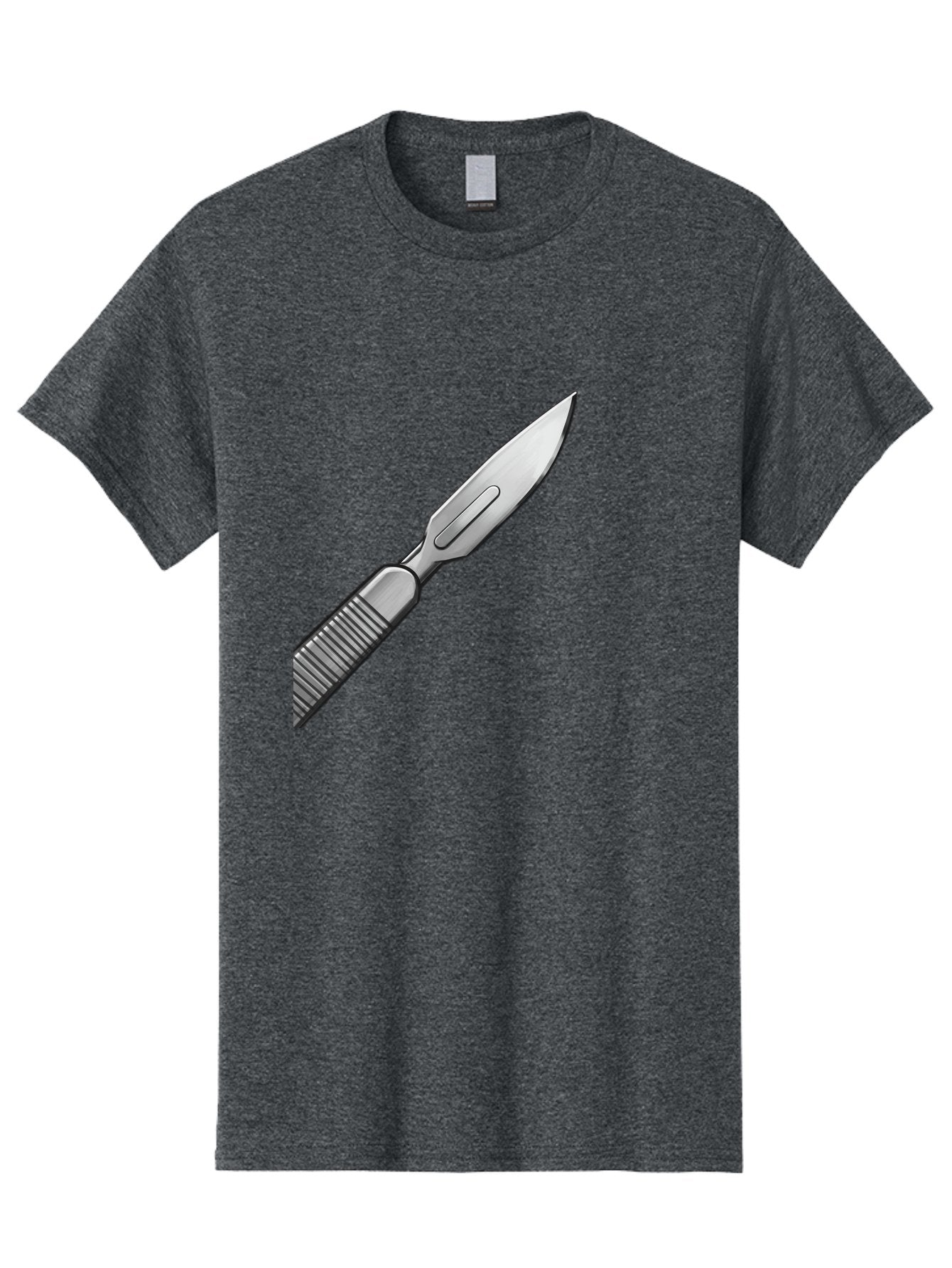 Scalpel Men'S Graphic Tee, 100% Cotton, Comfortable Casual Summer Wear, Machine Washable, Surgical Scalpel, Medical Tool, Sharp Blade, Stainless Steel, Precision Instrument, Surgical Equipment, Medical Illustration Bab386 3