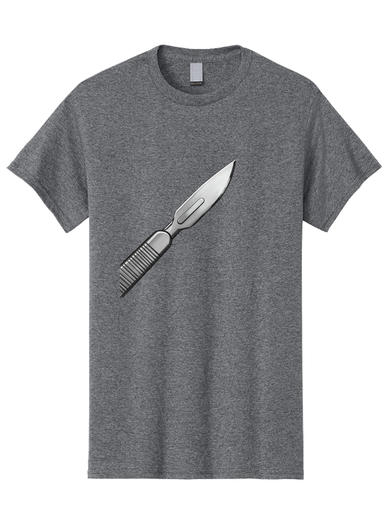 Scalpel Men'S Graphic Tee, 100% Cotton, Comfortable Casual Summer Wear, Machine Washable, Surgical Scalpel, Medical Tool, Sharp Blade, Stainless Steel, Precision Instrument, Surgical Equipment, Medical Illustration Bab386 12
