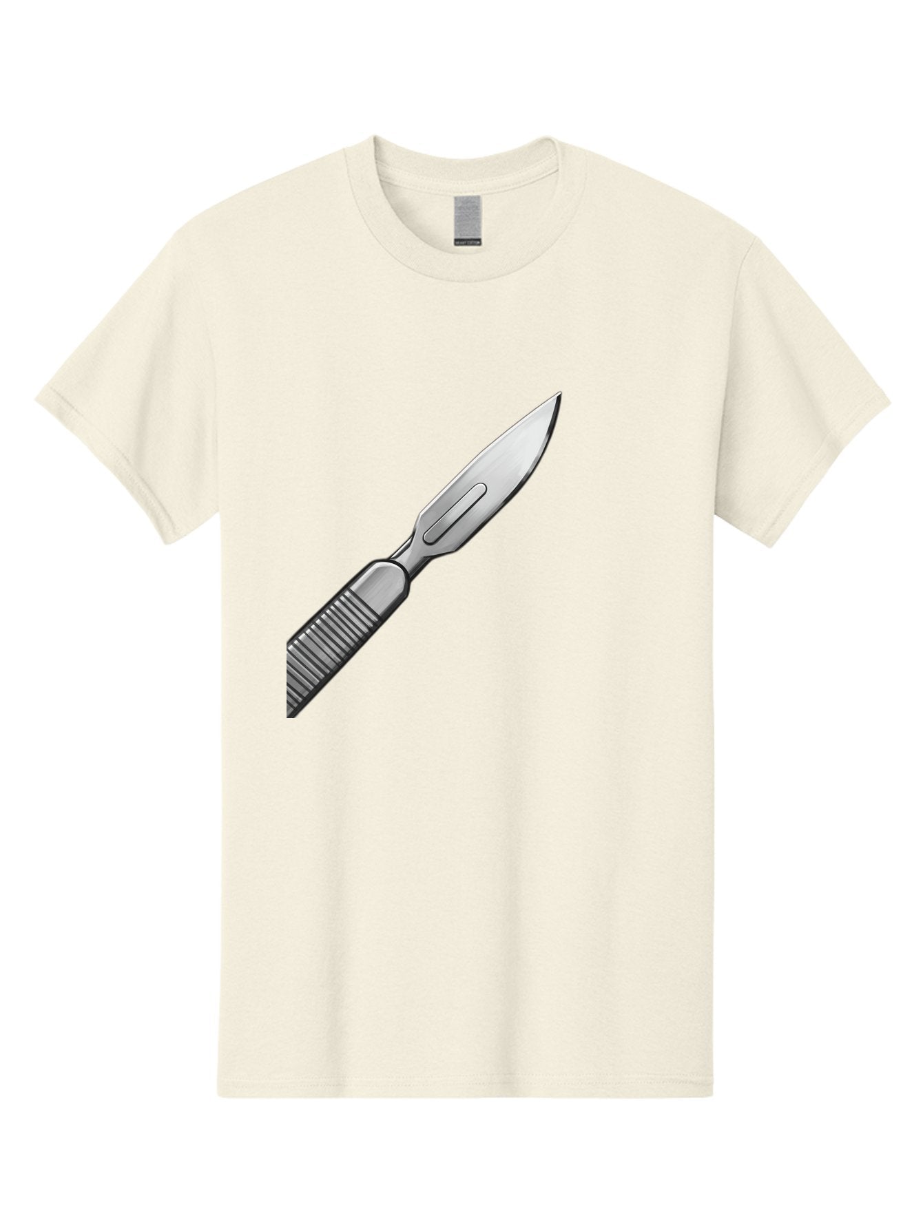 Scalpel Men'S Graphic Tee, 100% Cotton, Comfortable Casual Summer Wear, Machine Washable, Surgical Scalpel, Medical Tool, Sharp Blade, Stainless Steel, Precision Instrument, Surgical Equipment, Medical Illustration Bab386 5