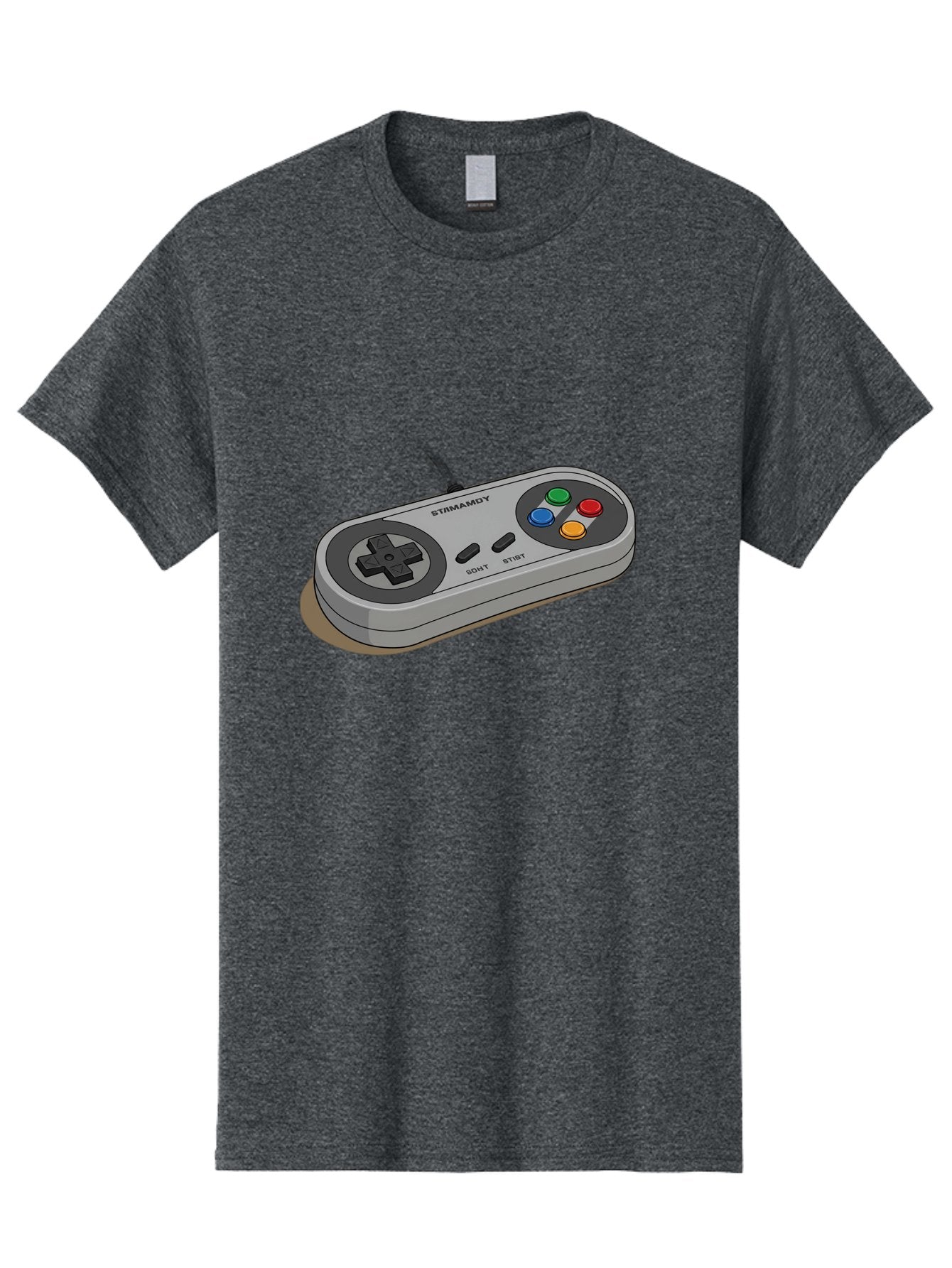 Sega-Stormd6Y-Gamepad Men'S Graphic Tee, 100% Cotton, Comfortable Casual Summer Wear, Machine Washable, Classic Gamepad, Sega Game Controller, Retro Gaming, Gamepad Design, 90S Gaming Nostalgia, Vintage Gaming, Gaming Peripherals, Bab389
