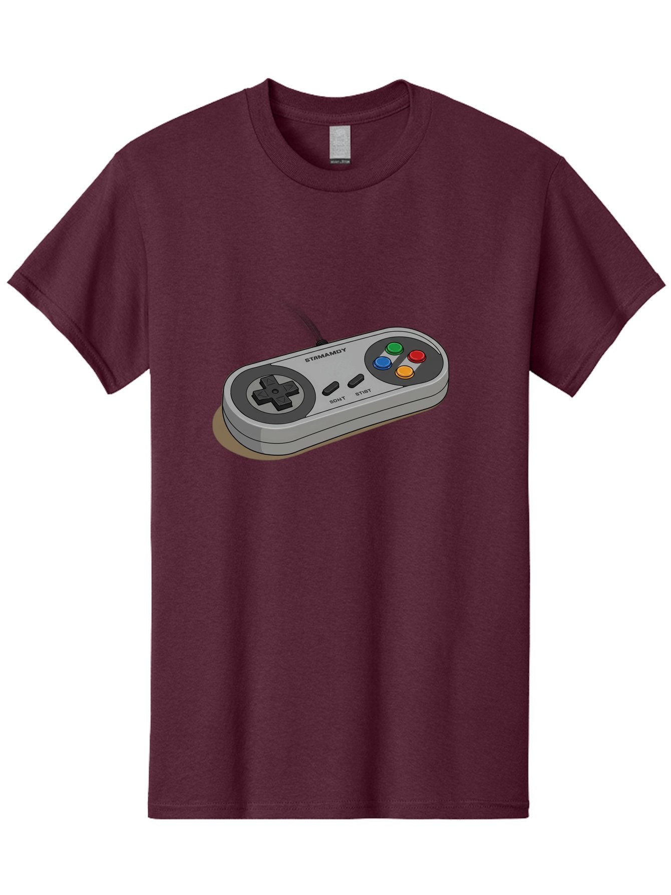 Sega-Stormd6Y-Gamepad Men'S Graphic Tee, 100% Cotton, Comfortable Casual Summer Wear, Machine Washable, Classic Gamepad, Sega Game Controller, Retro Gaming, Gamepad Design, 90S Gaming Nostalgia, Vintage Gaming, Gaming Peripherals, Bab389 7