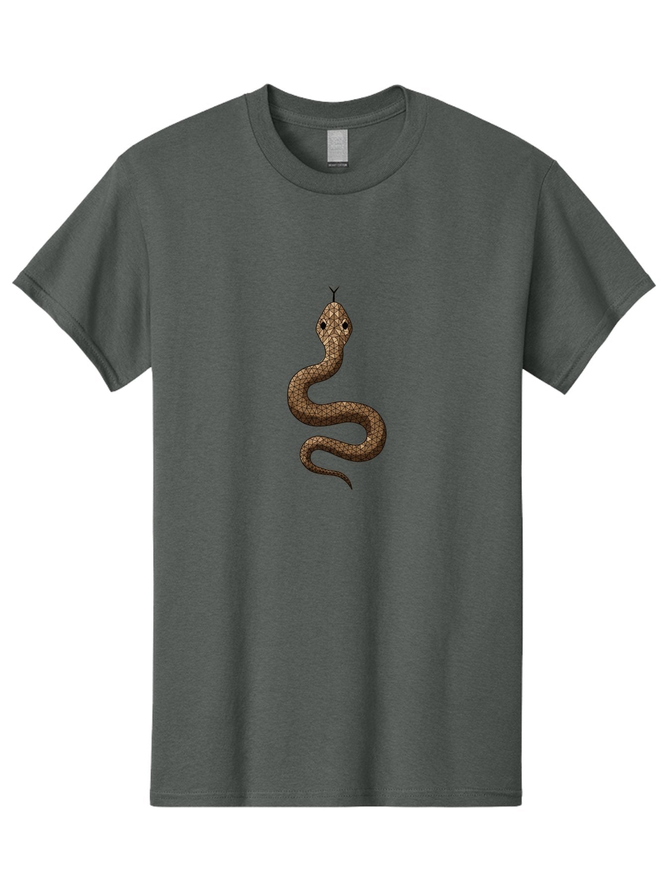 Snake Men'S Graphic Tee, 100% Cotton, Comfortable Casual Summer Wear, Machine Washable, Snake Illustration, Reptile Art, Snake Design, Geometric Patterns, Wildlife Graphics, Symbolic Imagery, Snake Motif, Tribal Art Bab428 9