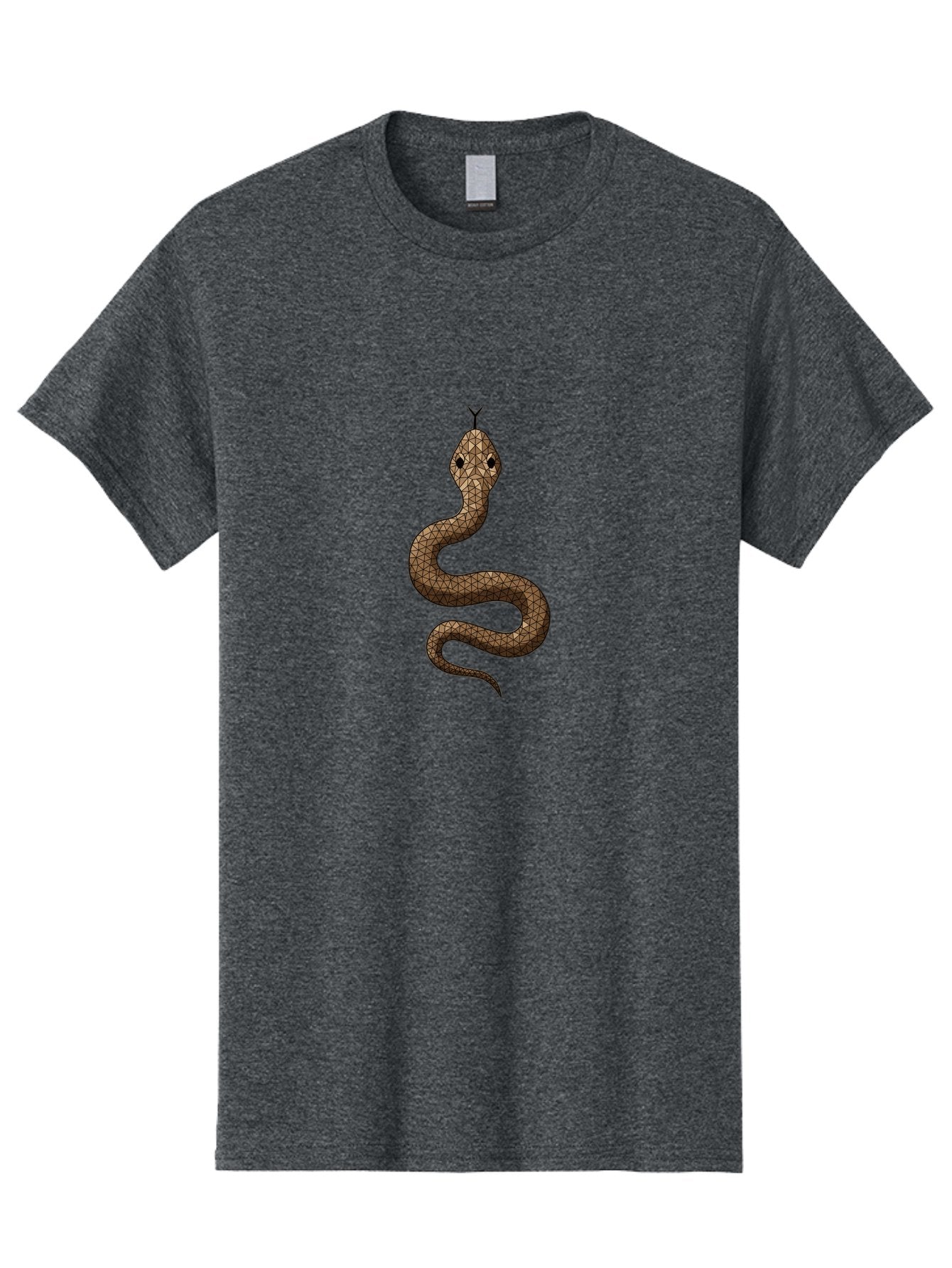 Snake Men'S Graphic Tee, 100% Cotton, Comfortable Casual Summer Wear, Machine Washable, Snake Illustration, Reptile Art, Snake Design, Geometric Patterns, Wildlife Graphics, Symbolic Imagery, Snake Motif, Tribal Art Bab428 6