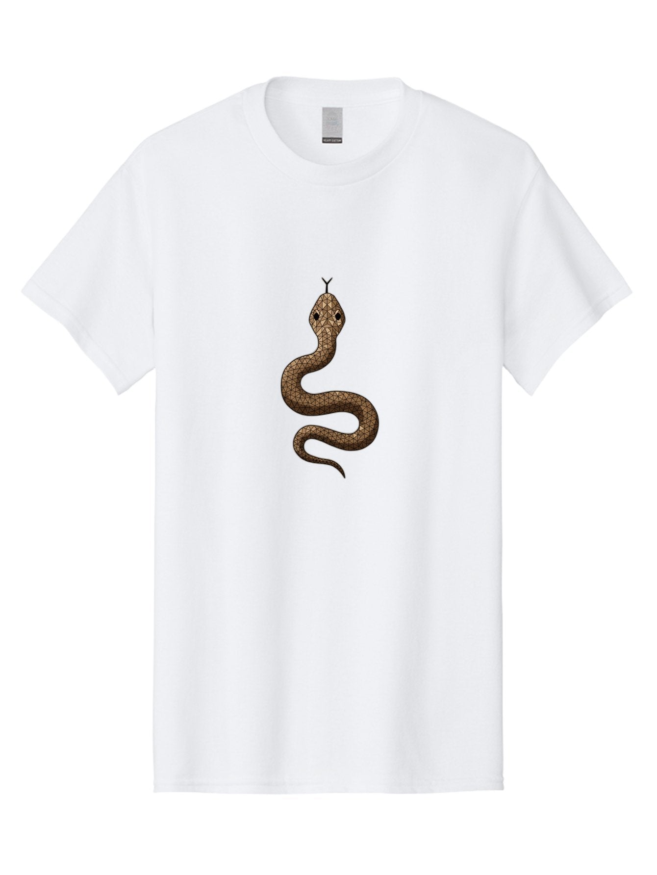 Snake Men'S Graphic Tee, 100% Cotton, Comfortable Casual Summer Wear, Machine Washable, Snake Illustration, Reptile Art, Snake Design, Geometric Patterns, Wildlife Graphics, Symbolic Imagery, Snake Motif, Tribal Art Bab428