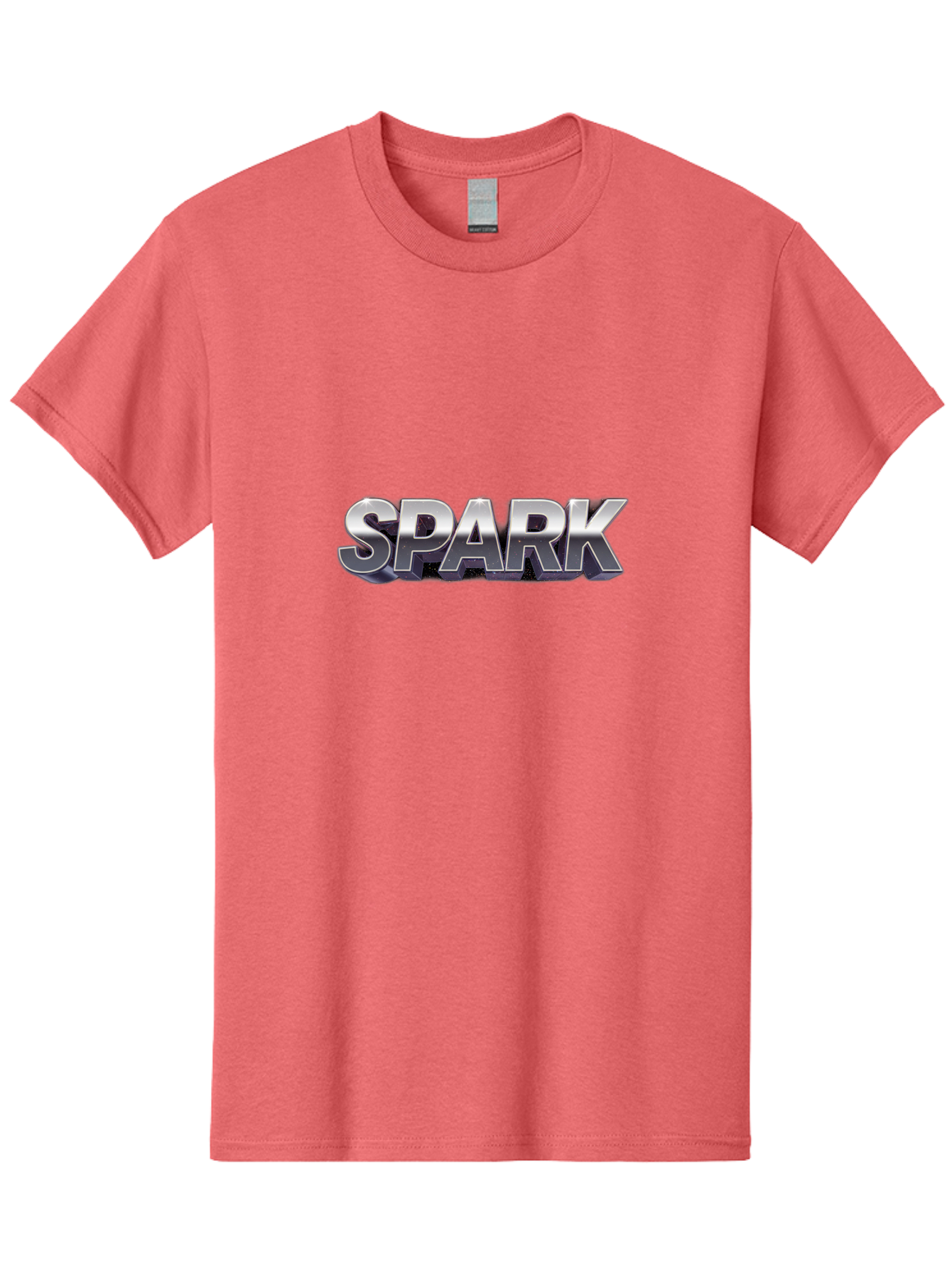 Spark Men'S Graphic Tee, 100% Cotton, Comfortable Casual Summer Wear, Machine Washable, Spark, Silver Text, Bold Font, Inspirational Quote, Motivation, Energy, Creativity, Dynamic Design, Modern Style Bab441 29