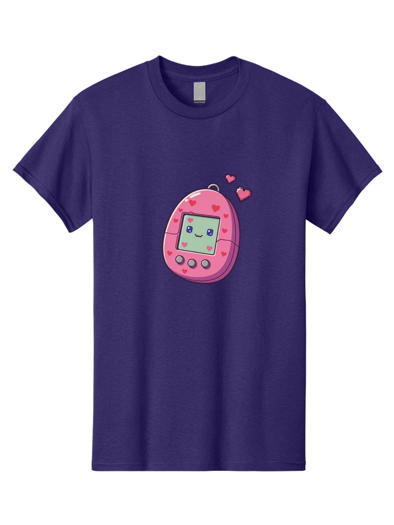 Tamagotchi-1 Men'S Graphic Tee, 100% Cotton, Comfortable Casual Summer Wear, Machine Washable, Pink Digital Pet, Heart Designs, Cute Character, Cartoon Style, Nostalgic Toy, Retro Gaming, 90S Kids, Digital Creature Bab490 8