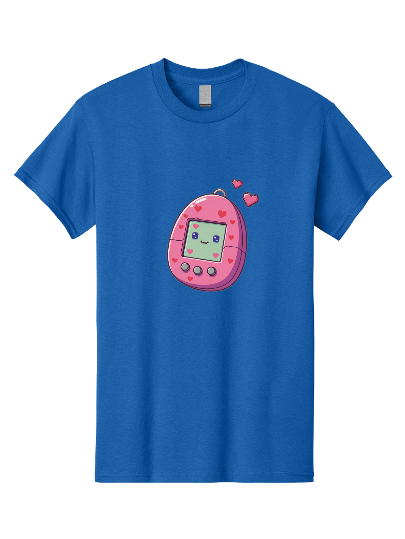 Tamagotchi-1 Men'S Graphic Tee, 100% Cotton, Comfortable Casual Summer Wear, Machine Washable, Pink Digital Pet, Heart Designs, Cute Character, Cartoon Style, Nostalgic Toy, Retro Gaming, 90S Kids, Digital Creature Bab490 19