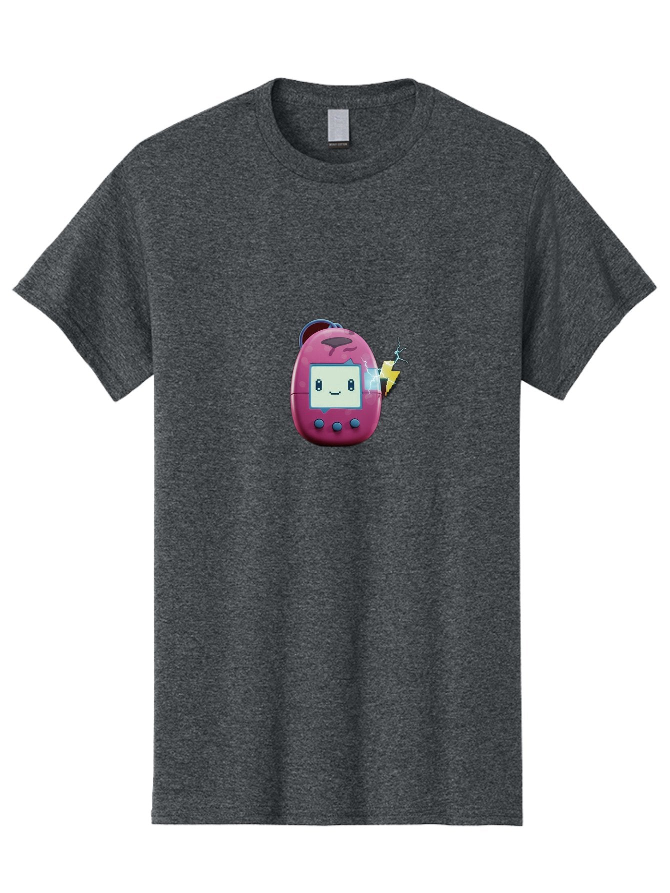 Tamagotchi-13 Men'S Graphic Tee, 100% Cotton, Comfortable Casual Summer Wear, Machine Washable, Retro Toy, Digital Pet, Nostalgic Game, Tamagotchi, Playful Design, Childrens Toy, Cute Character, Handheld Game, Vintage Tech Bab494