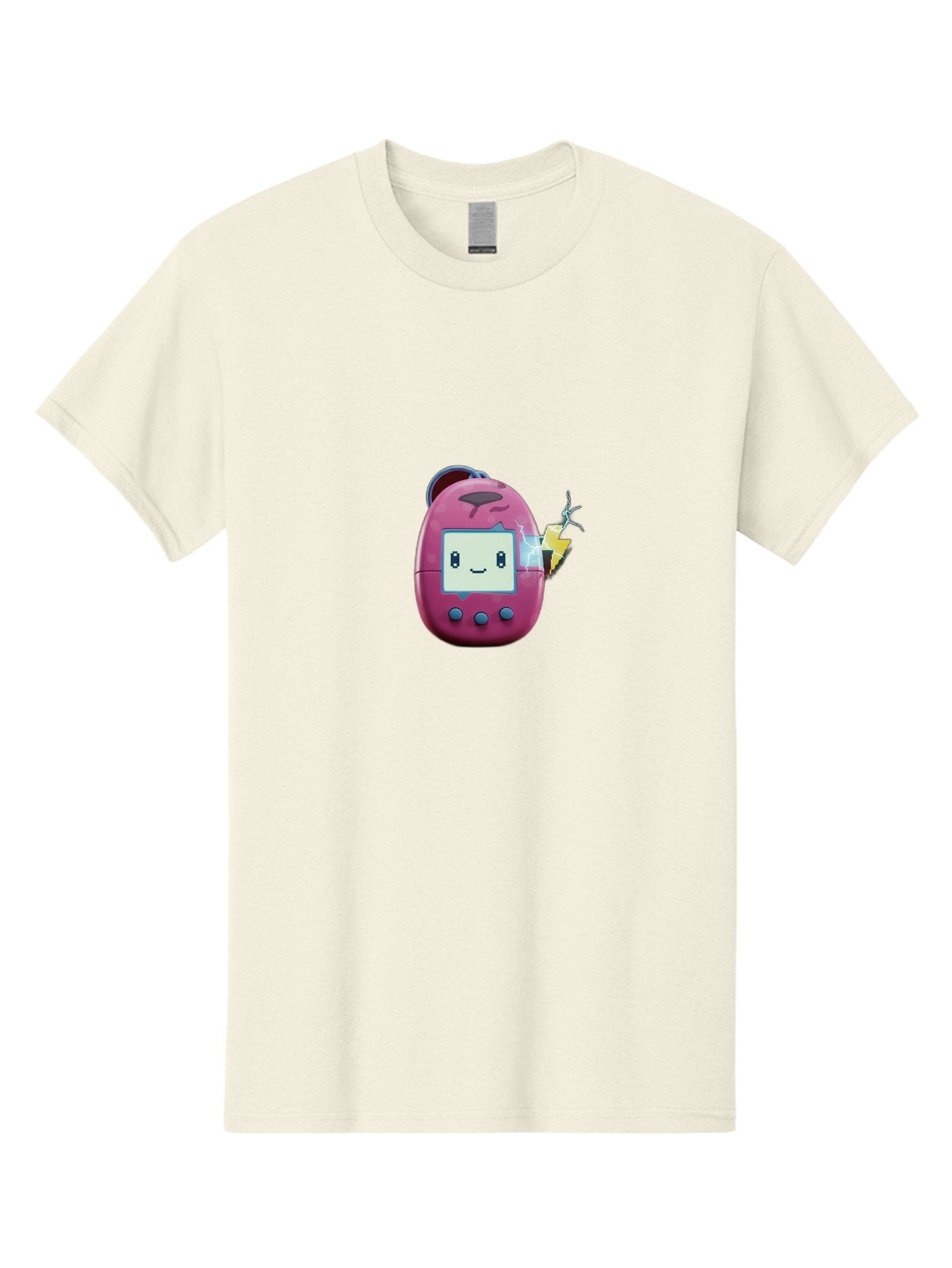 Tamagotchi-13 Men'S Graphic Tee, 100% Cotton, Comfortable Casual Summer Wear, Machine Washable, Retro Toy, Digital Pet, Nostalgic Game, Tamagotchi, Playful Design, Childrens Toy, Cute Character, Handheld Game, Vintage Tech Bab494 9
