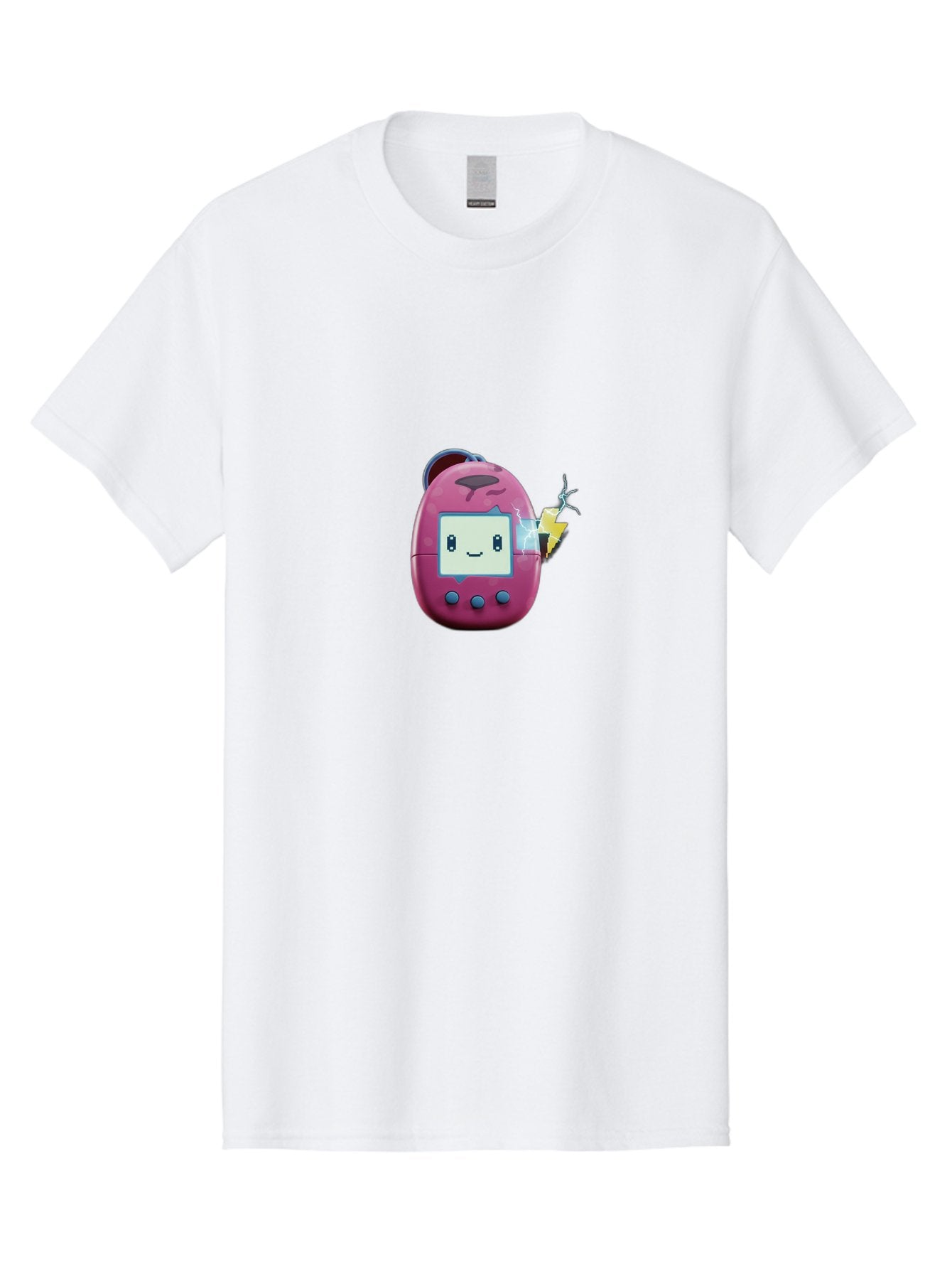Tamagotchi-13 Men'S Graphic Tee, 100% Cotton, Comfortable Casual Summer Wear, Machine Washable, Retro Toy, Digital Pet, Nostalgic Game, Tamagotchi, Playful Design, Childrens Toy, Cute Character, Handheld Game, Vintage Tech Bab494 10