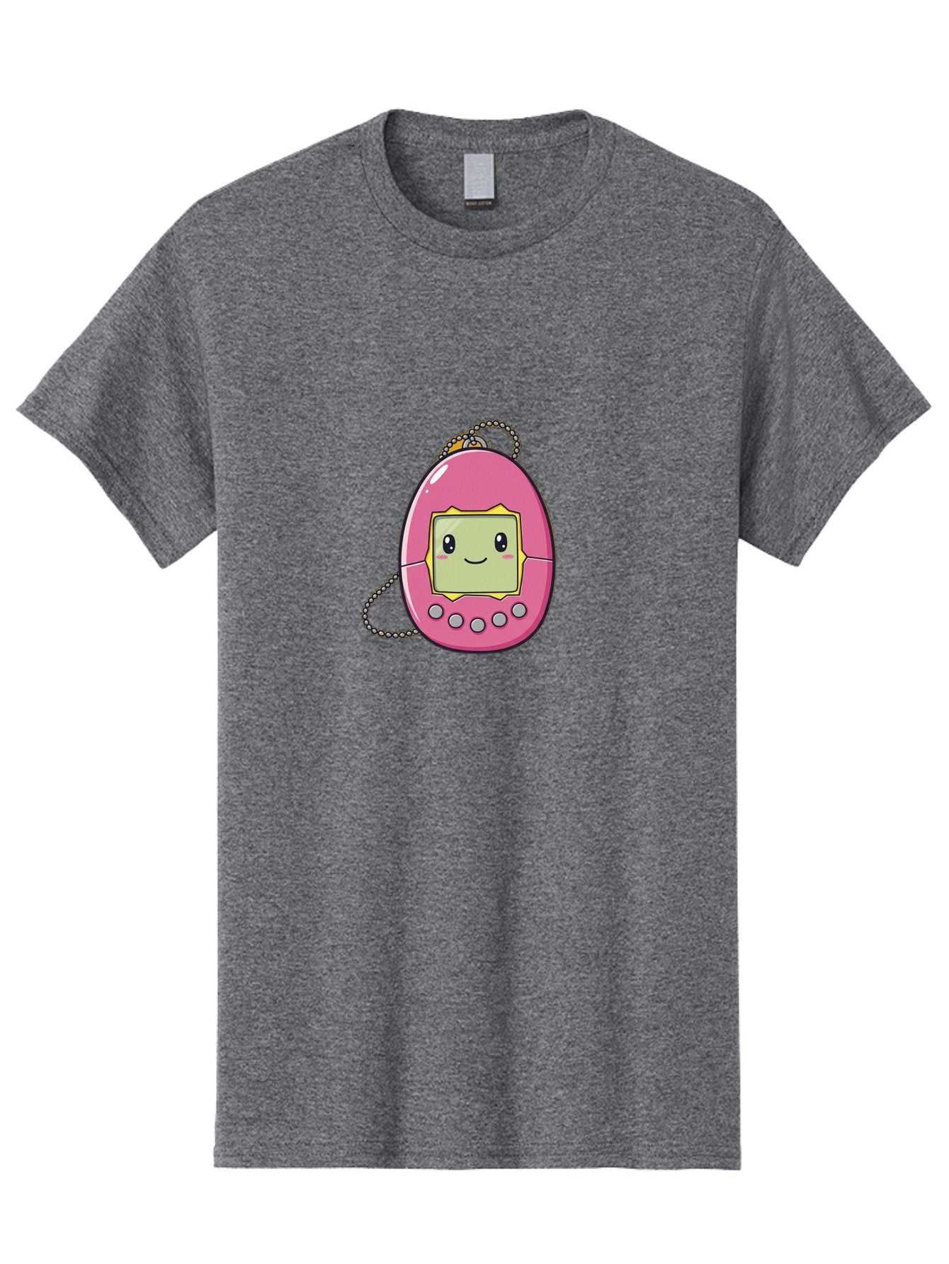 Tamagotchi-14 Men'S Graphic Tee, 100% Cotton, Comfortable Casual Summer Wear, Machine Washable, Digital Pet, Pink Tamagotchi, Cartoon Character, Cute Design, Retro Toy, Nostalgic, Kawaii, Handheld Game, Fun, Entertainment, 90S Kids, Bab495 11