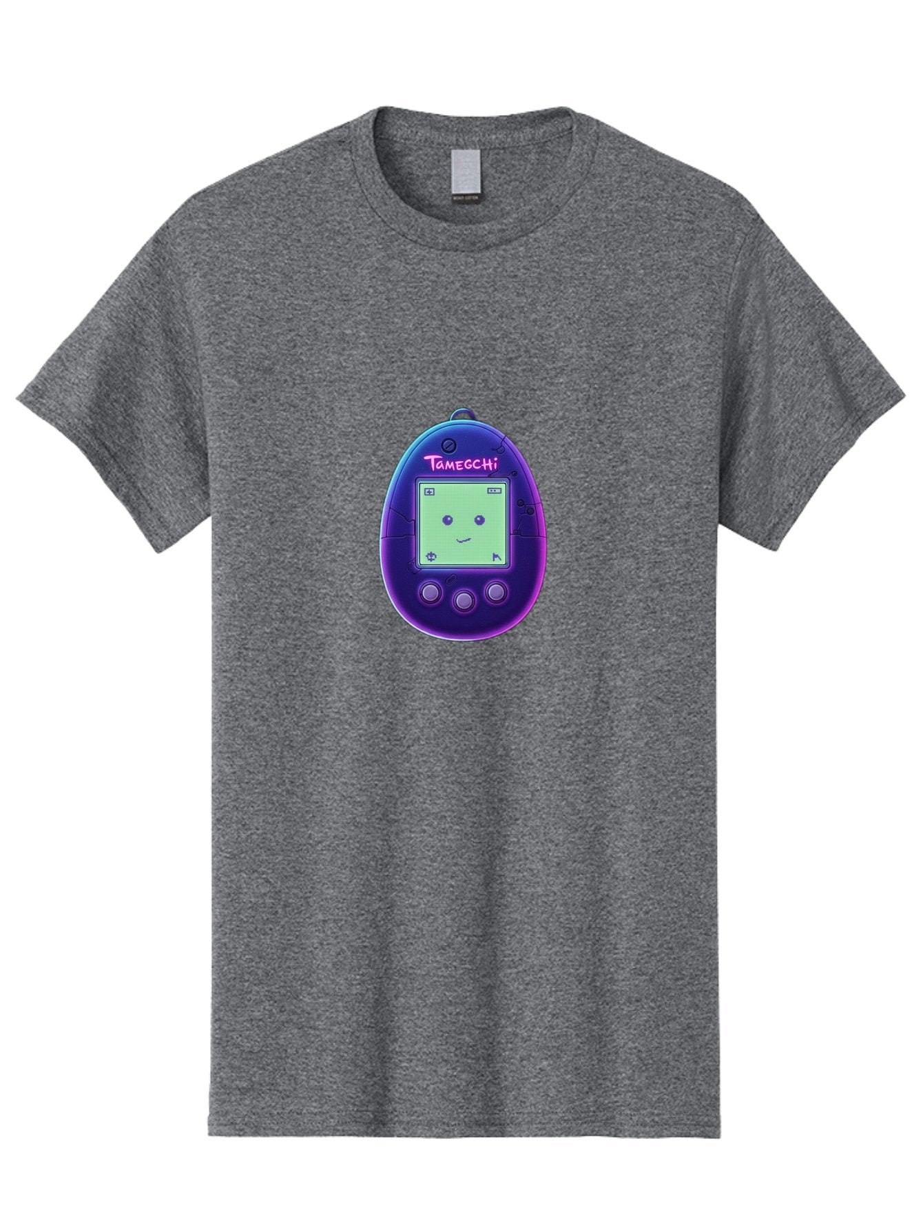 Tamagotchi-4 Men'S Graphic Tee, 100% Cotton, Comfortable Casual Summer Wear, Machine Washable, Retro Digital Pet, Handheld Game, Nostalgic Tech, Purple Egg-Shaped Device, Cute Character, Gaming Nostalgia, 90S Kids, Retro Gaming Culture Bab498 10