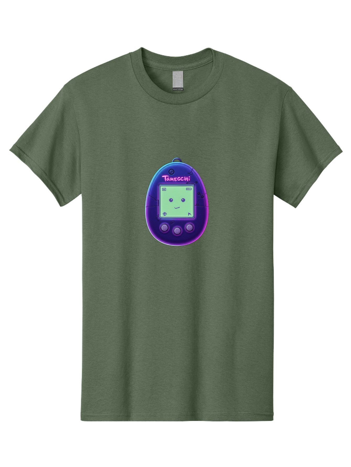 Tamagotchi-4 Men'S Graphic Tee, 100% Cotton, Comfortable Casual Summer Wear, Machine Washable, Retro Digital Pet, Handheld Game, Nostalgic Tech, Purple Egg-Shaped Device, Cute Character, Gaming Nostalgia, 90S Kids, Retro Gaming Culture Bab498 13