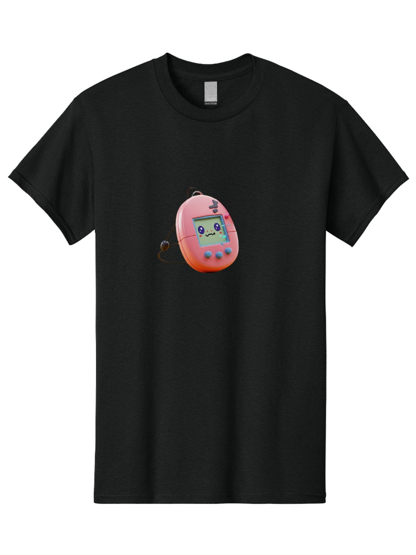 Tamagotchi-7 Men'S Graphic Tee, 100% Cotton, Comfortable Casual Summer Wear, Machine Washable, Retro Toy, Digital Pet, Pink Color, Cartoon Character, 90S Nostalgia, Handheld Game, Childrens Entertainment, Nostalgic Feelings, Fun Device Bab501 15