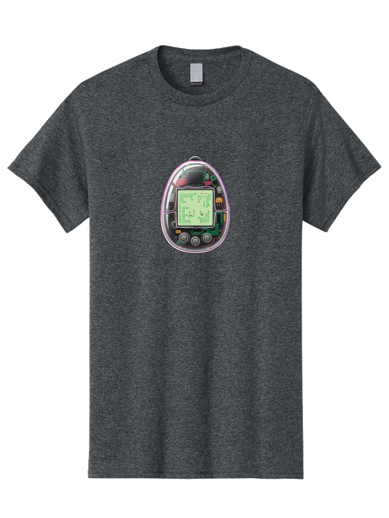 Tamagotchi-9 Men'S Graphic Tee, 100% Cotton, Comfortable Casual Summer Wear, Machine Washable, Retro Digital Pet, Tamagotchi Toy, Nostalgic Gadget, Handheld Game, Digital Creature, Circuitry, Buttons, Electronic Device, Retro Gaming, Bab503 14