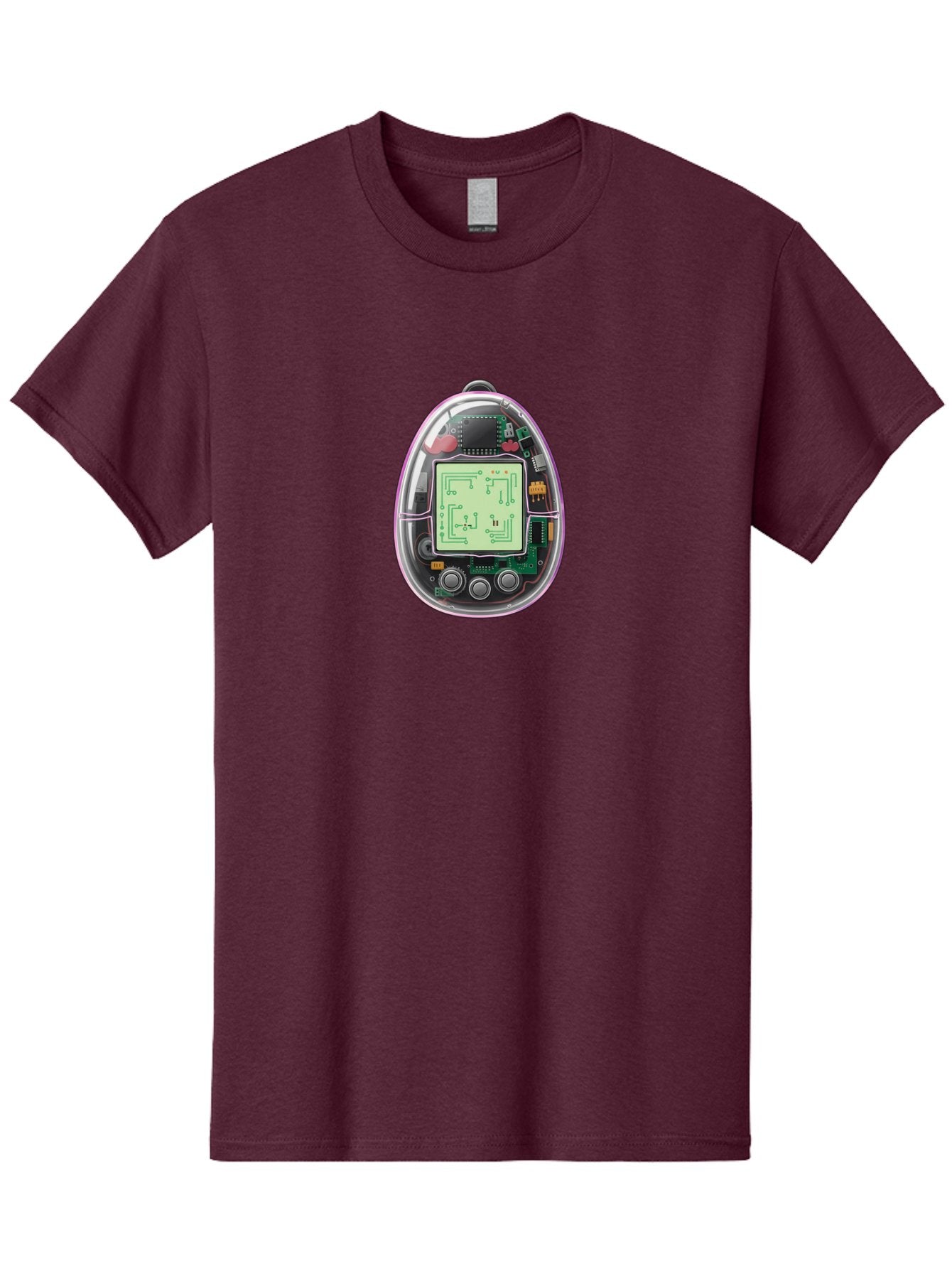 Tamagotchi-9 Men'S Graphic Tee, 100% Cotton, Comfortable Casual Summer Wear, Machine Washable, Retro Digital Pet, Tamagotchi Toy, Nostalgic Gadget, Handheld Game, Digital Creature, Circuitry, Buttons, Electronic Device, Retro Gaming, Bab503 10
