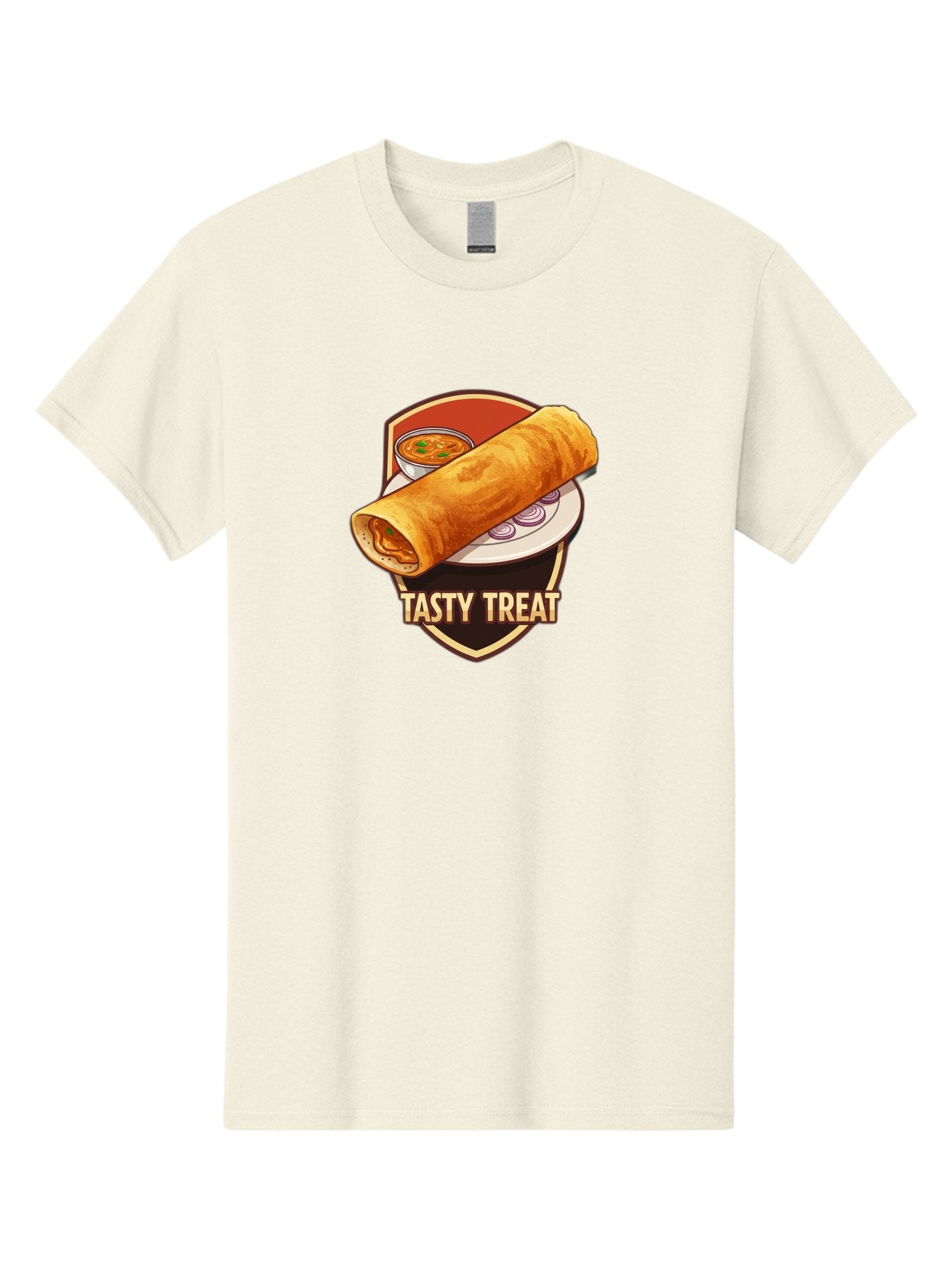 Tasty-Treat-4 Men'S Graphic Tee, 100% Cotton, Comfortable Casual Summer Wear, Machine Washable, South Indian Cuisine, Dosa On A Plate, Tasty Treat, Indian Food, Masala Dosa, Delicious Breakfast, Crispy Dosa, Flavorful Meal, Savory Dish Bab513 8