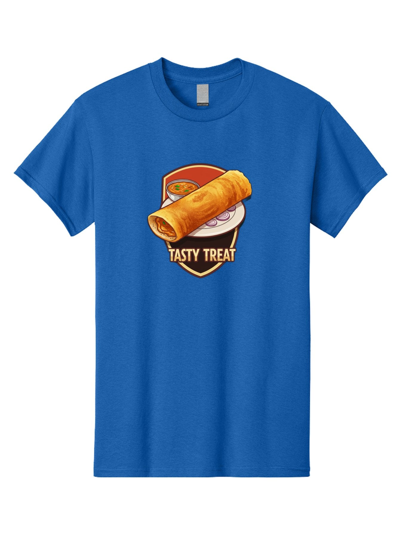 Tasty-Treat-4 Men'S Graphic Tee, 100% Cotton, Comfortable Casual Summer Wear, Machine Washable, South Indian Cuisine, Dosa On A Plate, Tasty Treat, Indian Food, Masala Dosa, Delicious Breakfast, Crispy Dosa, Flavorful Meal, Savory Dish Bab513 12