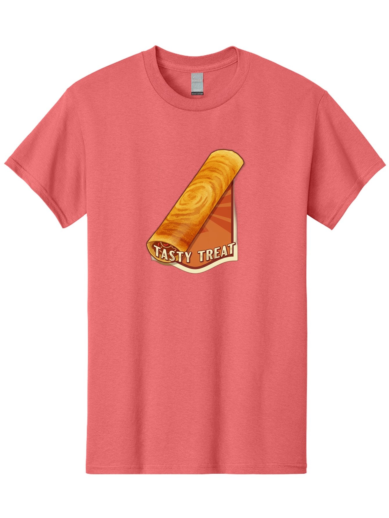 Tasty-Treat-8 Men'S Graphic Tee, 100% Cotton, Comfortable Casual Summer Wear, Machine Washable, Tasty Treat, Sweet Roll, Swirly Pastry, Golden Brown, Dessert, Snack, Treat, Sweet Tooth, Pastry Delight, Delicious Food Bab517 5