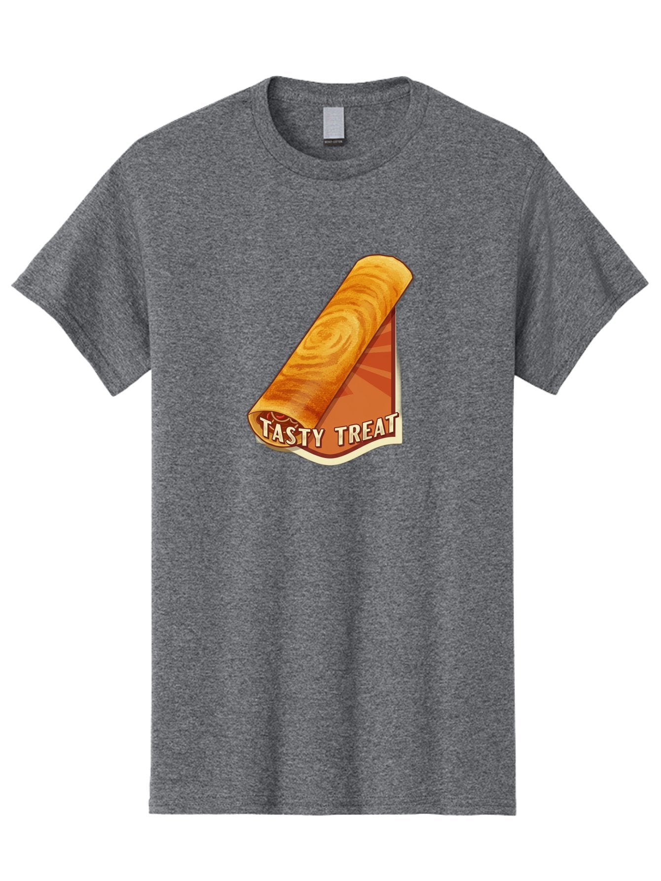 Tasty-Treat-8 Men'S Graphic Tee, 100% Cotton, Comfortable Casual Summer Wear, Machine Washable, Tasty Treat, Sweet Roll, Swirly Pastry, Golden Brown, Dessert, Snack, Treat, Sweet Tooth, Pastry Delight, Delicious Food Bab517 3