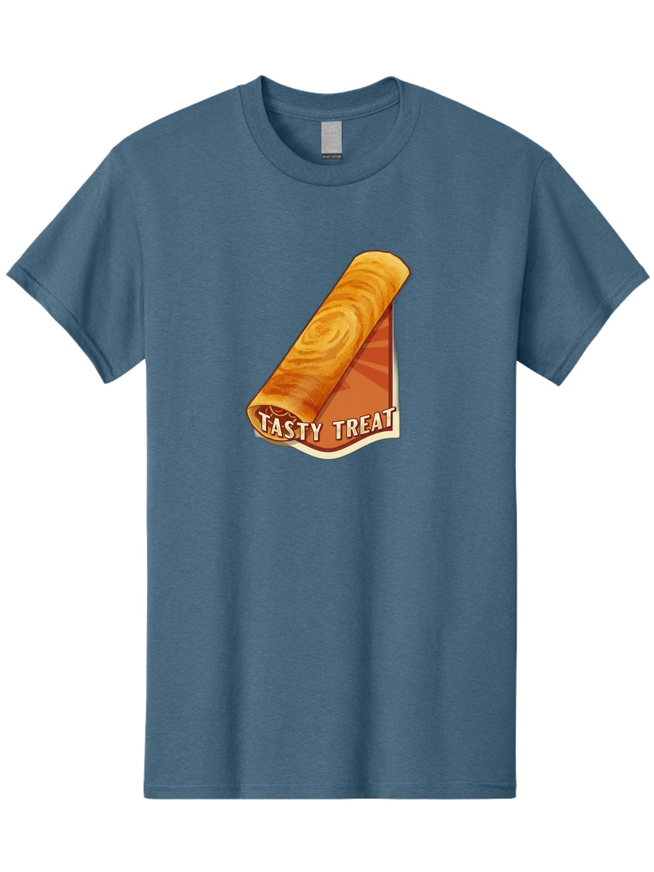 Tasty-Treat-8 Men'S Graphic Tee, 100% Cotton, Comfortable Casual Summer Wear, Machine Washable, Tasty Treat, Sweet Roll, Swirly Pastry, Golden Brown, Dessert, Snack, Treat, Sweet Tooth, Pastry Delight, Delicious Food Bab517