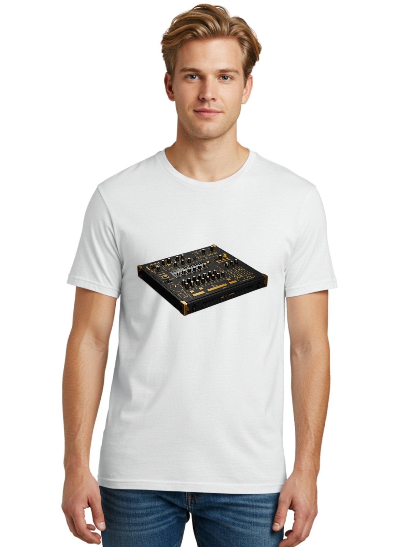 Traktor-Kontrol-S2 Men'S Graphic Tee, 100% Cotton, Comfortable Casual Summer Wear, Machine Washable, Dj Equipment, Sound Mixer, Music Production, Audio Interface, Professional Djing, Electronic Dance Music, Sound Control, Beat Mixing, Bab543 22