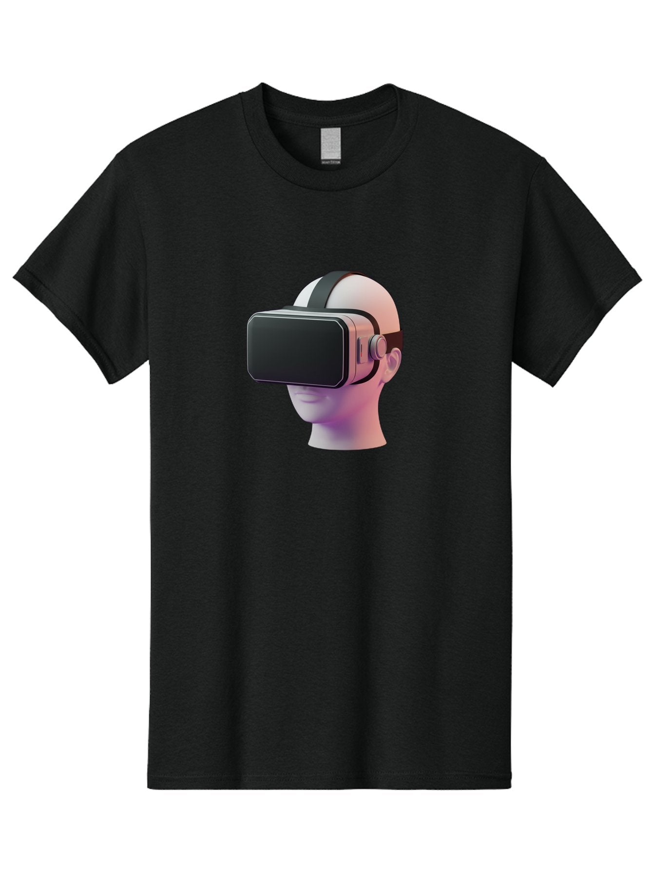 Vr-Headset-Mannequin Men'S Graphic Tee, 100% Cotton, Comfortable Casual Summer Wear, Machine Washable, Virtual Reality Headset, Vr Technology, Futuristic Design, Sleek Black, Modern Gadgets, Gaming, Immersive Experience, Innovative Tech Bab573 14