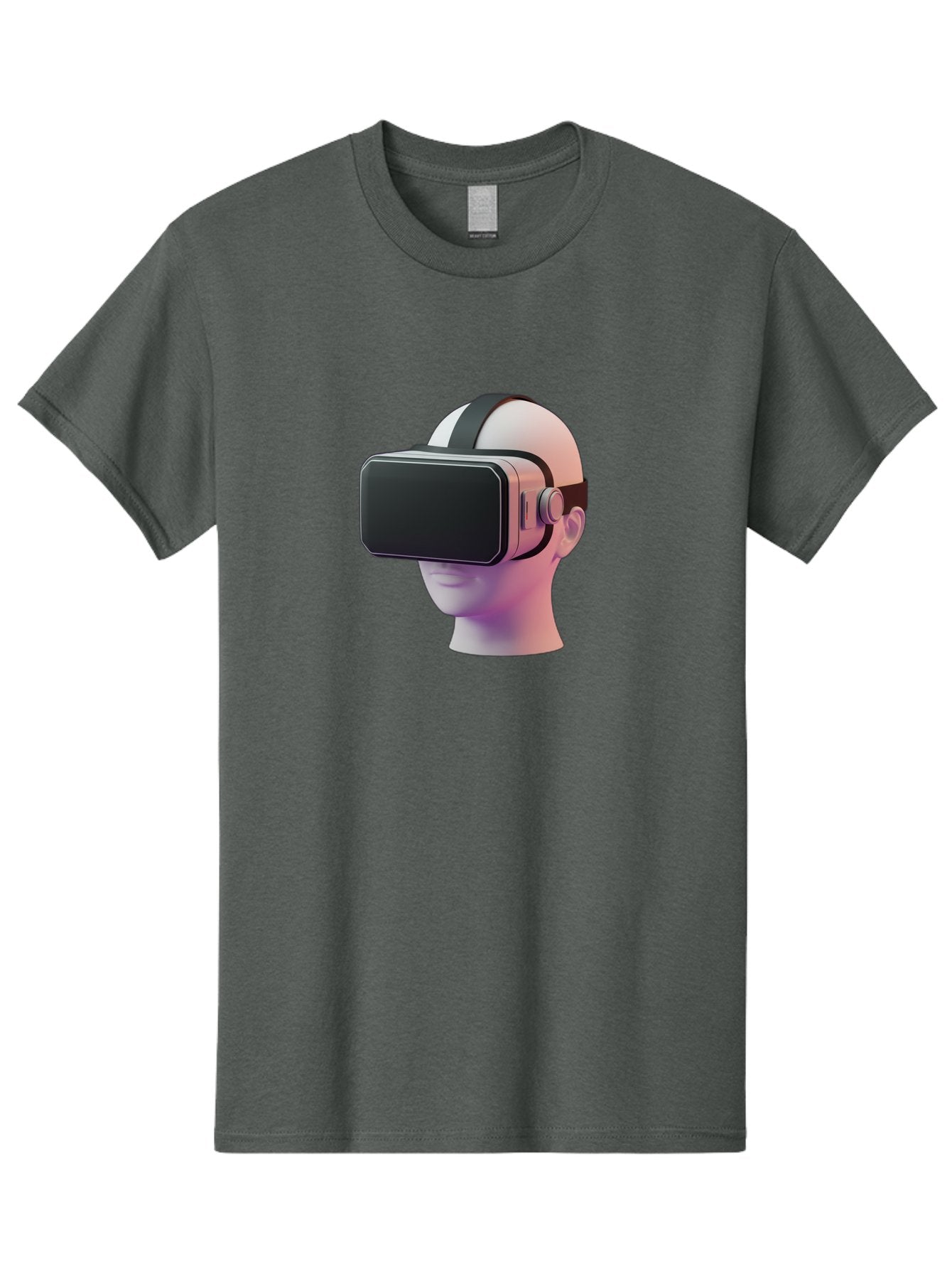 Vr-Headset-Mannequin Men'S Graphic Tee, 100% Cotton, Comfortable Casual Summer Wear, Machine Washable, Virtual Reality Headset, Vr Technology, Futuristic Design, Sleek Black, Modern Gadgets, Gaming, Immersive Experience, Innovative Tech Bab573 15