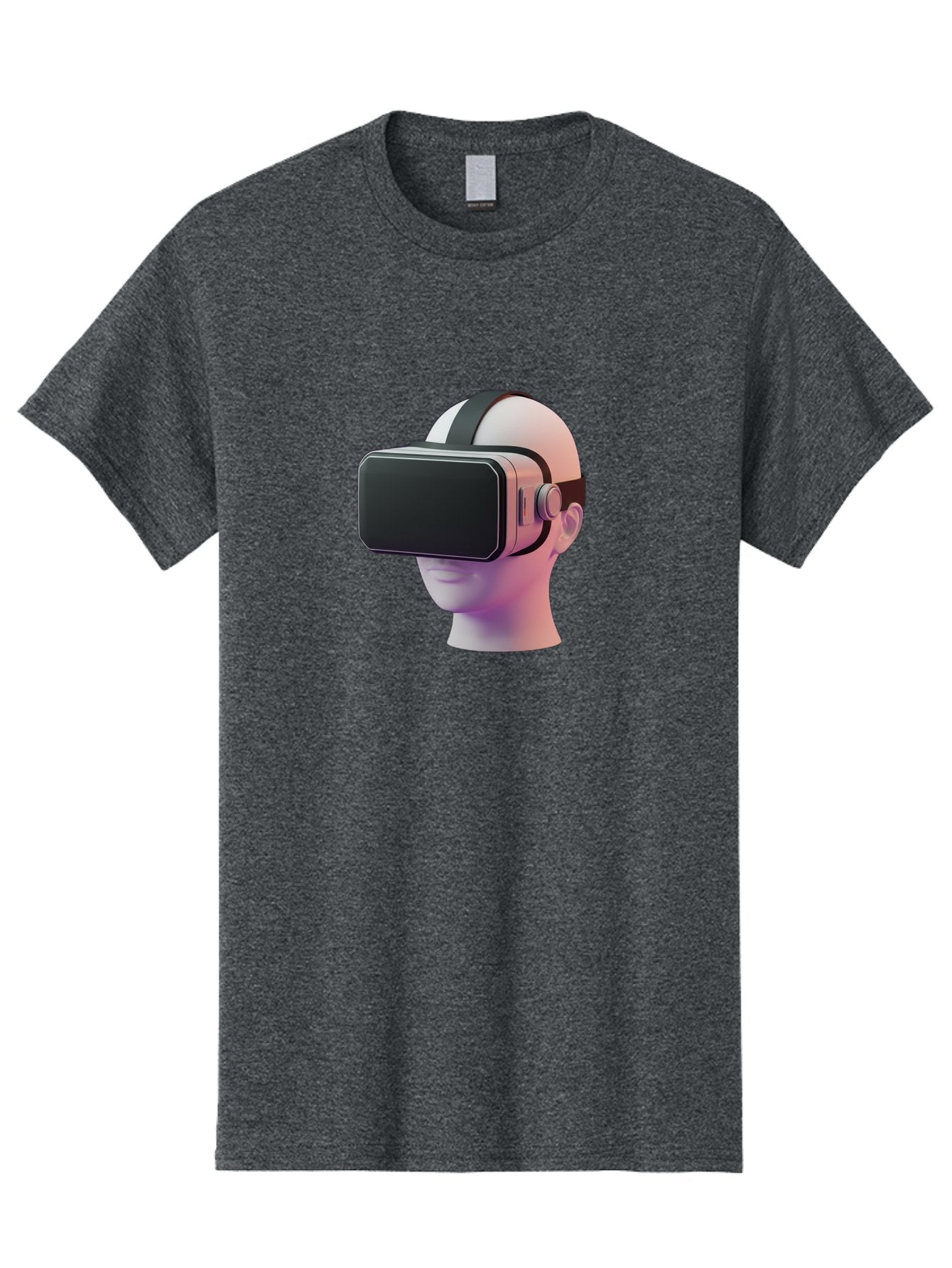 Vr-Headset-Mannequin Men'S Graphic Tee, 100% Cotton, Comfortable Casual Summer Wear, Machine Washable, Virtual Reality Headset, Vr Technology, Futuristic Design, Sleek Black, Modern Gadgets, Gaming, Immersive Experience, Innovative Tech Bab573 9