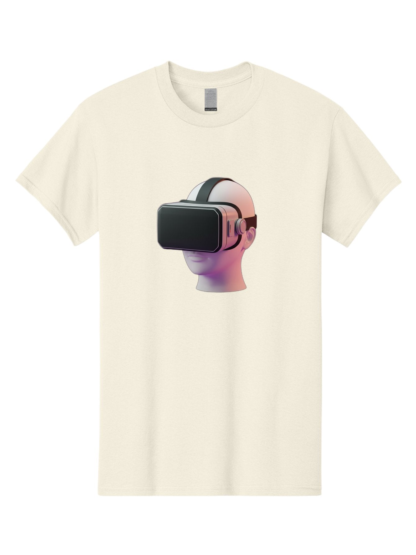 Vr-Headset-Mannequin Men'S Graphic Tee, 100% Cotton, Comfortable Casual Summer Wear, Machine Washable, Virtual Reality Headset, Vr Technology, Futuristic Design, Sleek Black, Modern Gadgets, Gaming, Immersive Experience, Innovative Tech Bab573 7