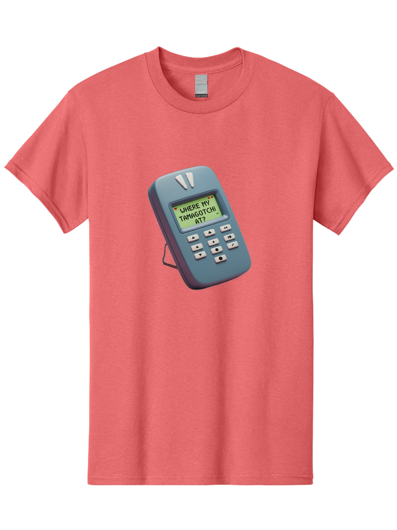 Where-My-Tamagotchi-At Men'S Graphic Tee, 100% Cotton, Comfortable Casual Summer Wear, Machine Washable, Retro Digital Pet, Nostalgic 90S Toy, Tamagotchi, Vintage Handheld Game, Classic Electronic Toy, Retro Gaming, Nostalgic Technology, Bab583 11