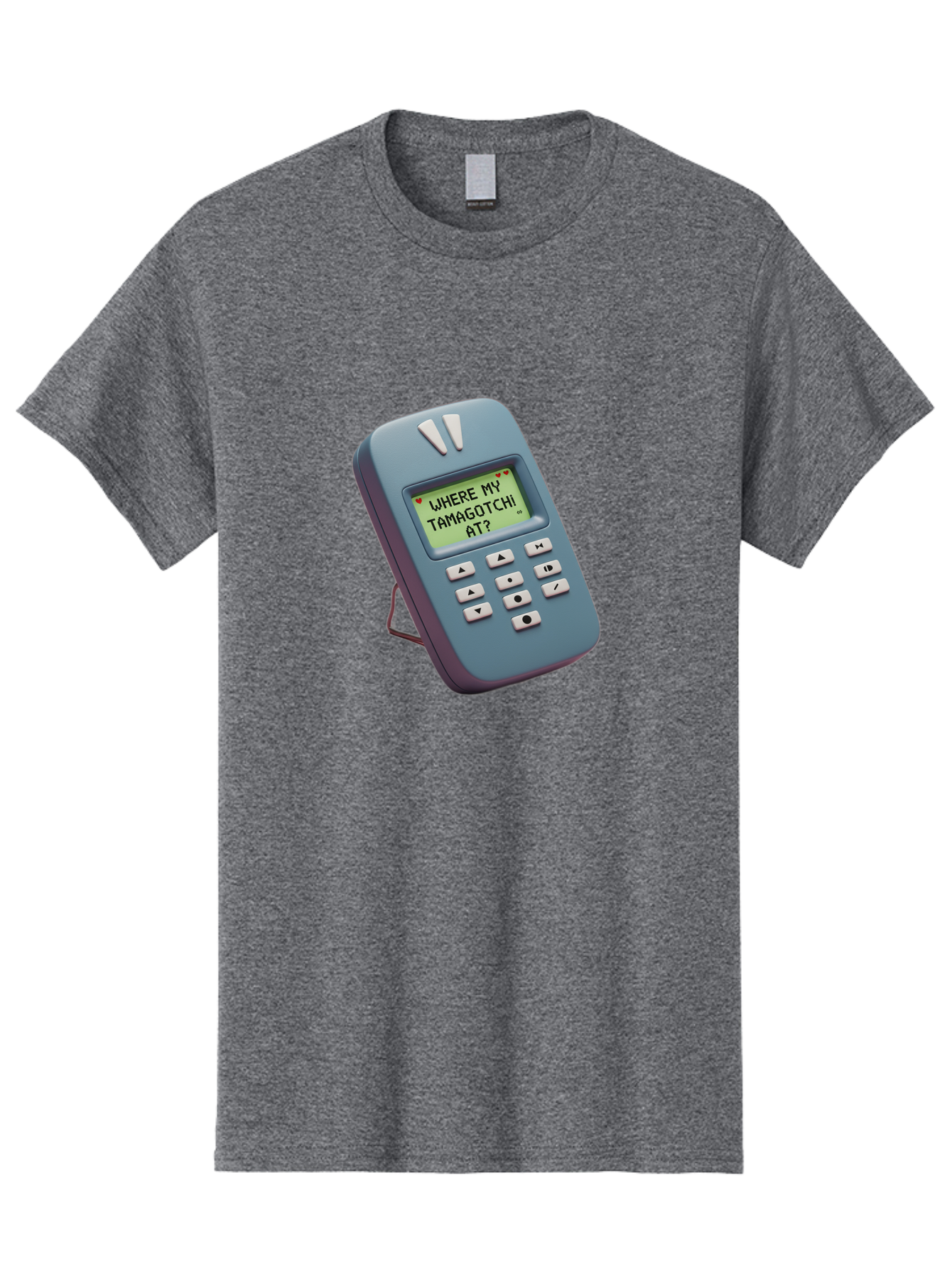 Where-My-Tamagotchi-At Men'S Graphic Tee, 100% Cotton, Comfortable Casual Summer Wear, Machine Washable, Retro Digital Pet, Nostalgic 90S Toy, Tamagotchi, Vintage Handheld Game, Classic Electronic Toy, Retro Gaming, Nostalgic Technology, Bab583 14