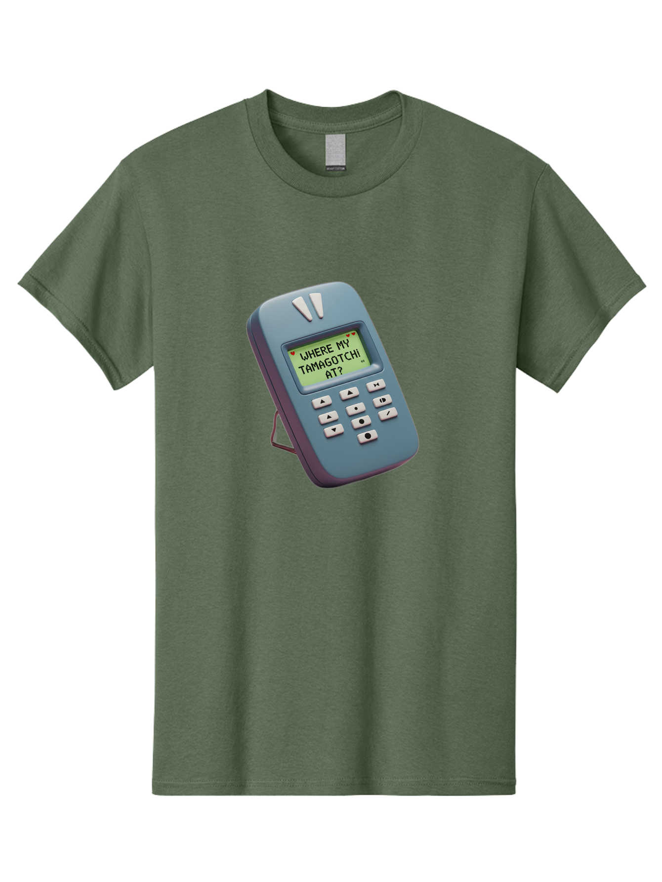 Where-My-Tamagotchi-At Men'S Graphic Tee, 100% Cotton, Comfortable Casual Summer Wear, Machine Washable, Retro Digital Pet, Nostalgic 90S Toy, Tamagotchi, Vintage Handheld Game, Classic Electronic Toy, Retro Gaming, Nostalgic Technology, Bab583 10