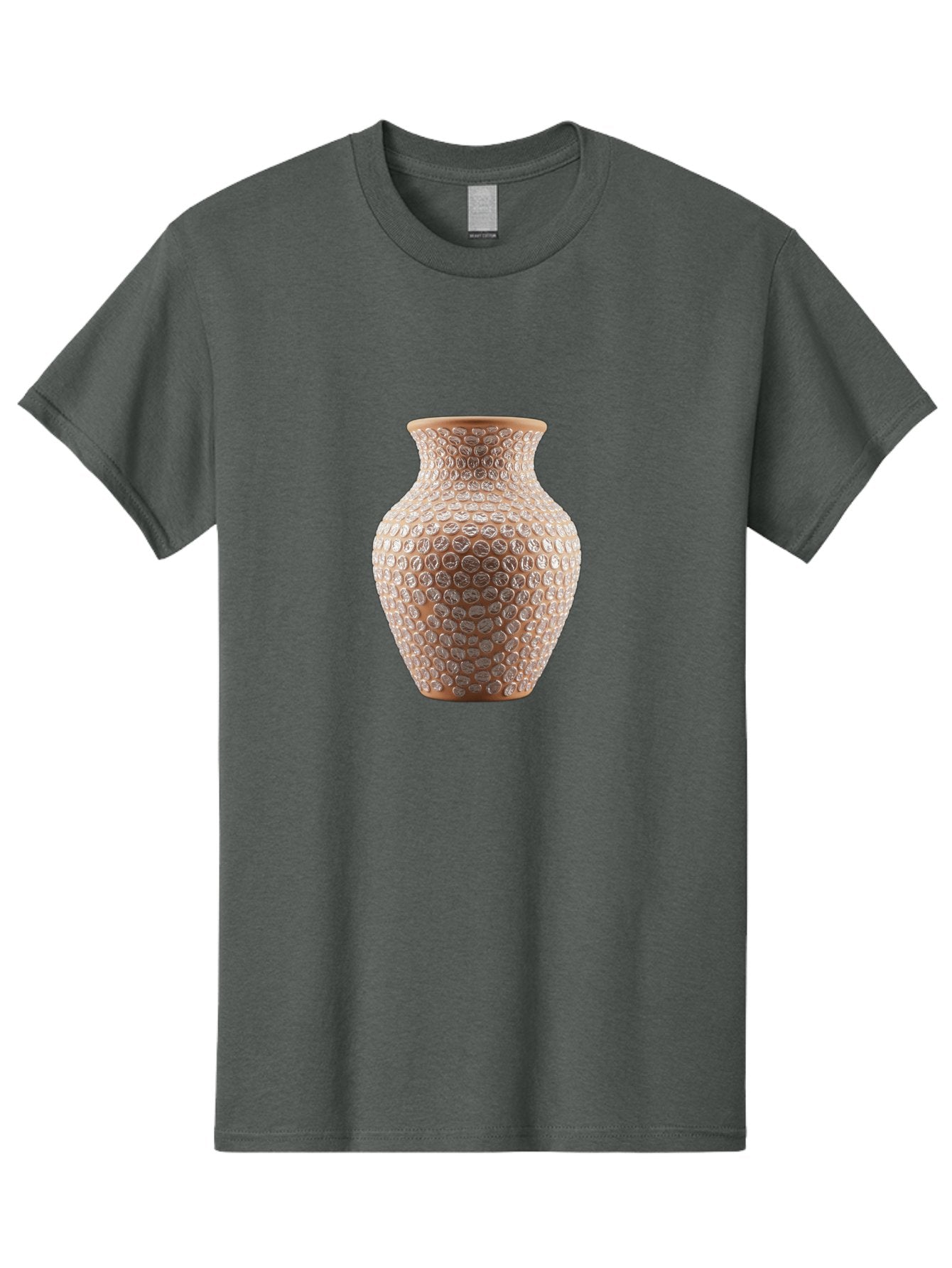 White-Vase Men'S Graphic Tee, 100% Cotton, Comfortable Casual Summer Wear, Machine Washable, Textured Vase, Decorative Vase, Ornate Design, Glass Vase, Home Decor, Elegant Design, Intricate Pattern, Luxurious Vase, Stylish Decor Bab585 4