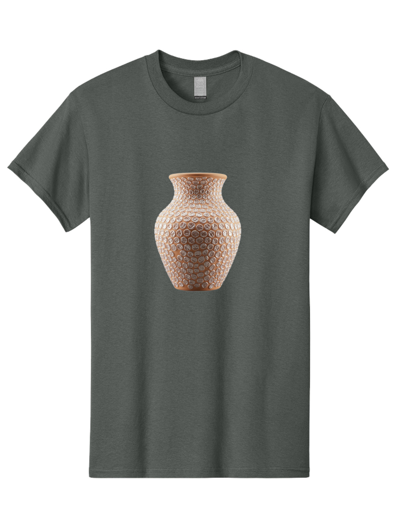 White-Vase Men'S Graphic Tee, 100% Cotton, Comfortable Casual Summer Wear, Machine Washable, Textured Vase, Decorative Vase, Ornate Design, Glass Vase, Home Decor, Elegant Design, Intricate Pattern, Luxurious Vase, Stylish Decor Bab585 12