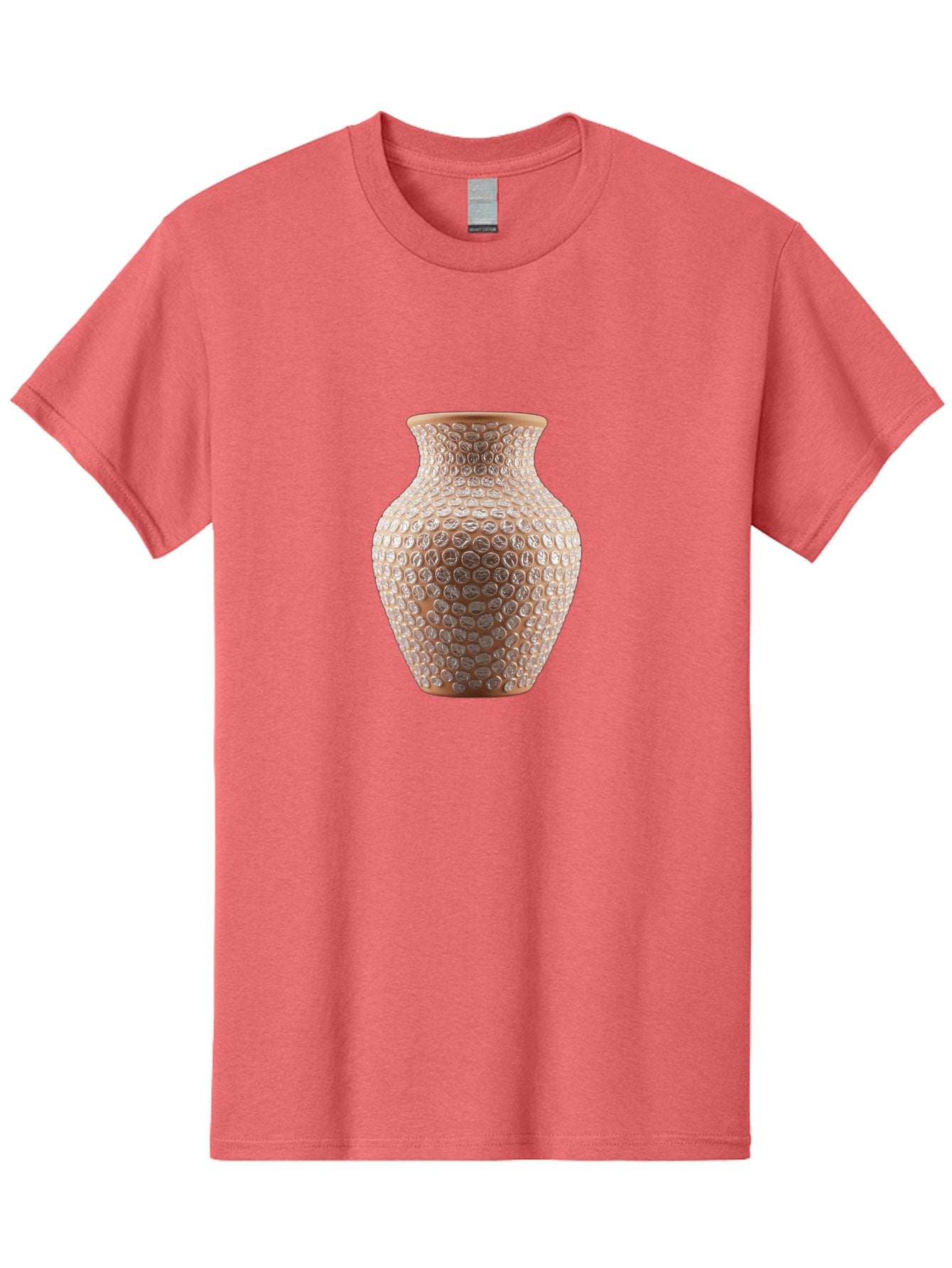 White-Vase Men'S Graphic Tee, 100% Cotton, Comfortable Casual Summer Wear, Machine Washable, Textured Vase, Decorative Vase, Ornate Design, Glass Vase, Home Decor, Elegant Design, Intricate Pattern, Luxurious Vase, Stylish Decor Bab585 6