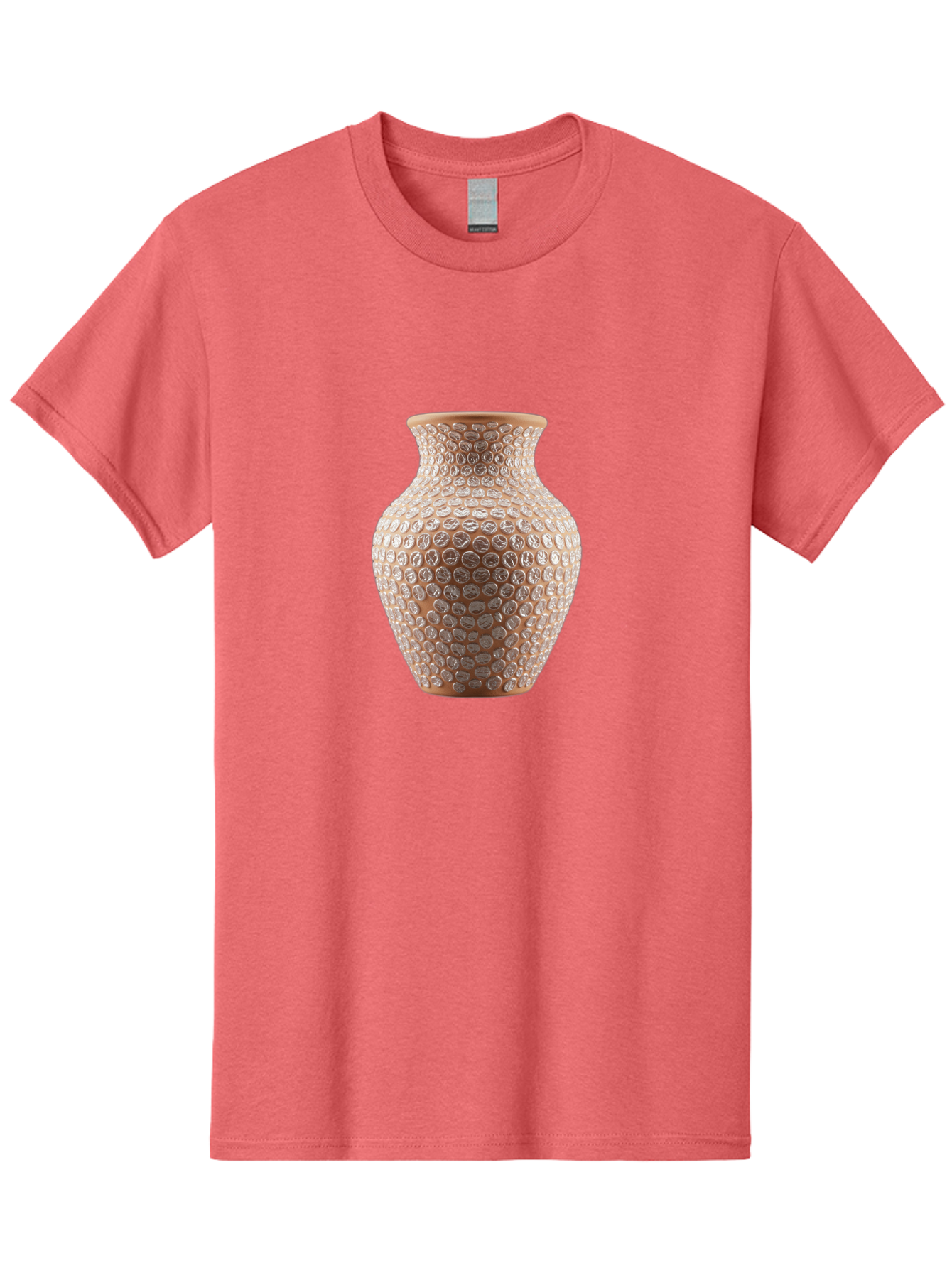 White-Vase Men'S Graphic Tee, 100% Cotton, Comfortable Casual Summer Wear, Machine Washable, Textured Vase, Decorative Vase, Ornate Design, Glass Vase, Home Decor, Elegant Design, Intricate Pattern, Luxurious Vase, Stylish Decor Bab585 7