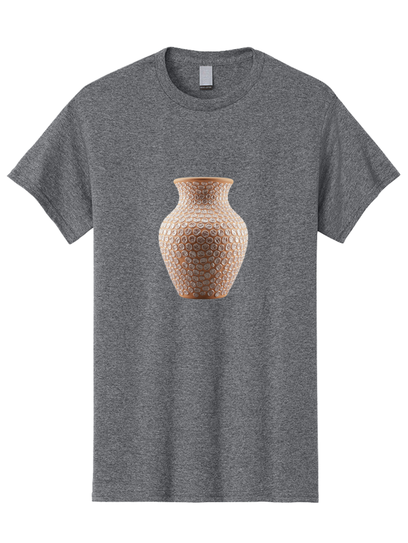 White-Vase Men'S Graphic Tee, 100% Cotton, Comfortable Casual Summer Wear, Machine Washable, Textured Vase, Decorative Vase, Ornate Design, Glass Vase, Home Decor, Elegant Design, Intricate Pattern, Luxurious Vase, Stylish Decor Bab585 10