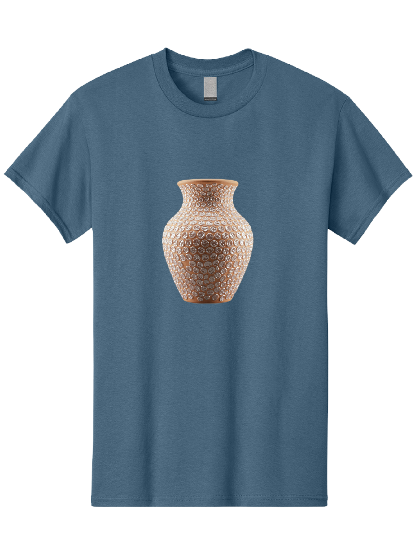 White-Vase Men'S Graphic Tee, 100% Cotton, Comfortable Casual Summer Wear, Machine Washable, Textured Vase, Decorative Vase, Ornate Design, Glass Vase, Home Decor, Elegant Design, Intricate Pattern, Luxurious Vase, Stylish Decor Bab585 9