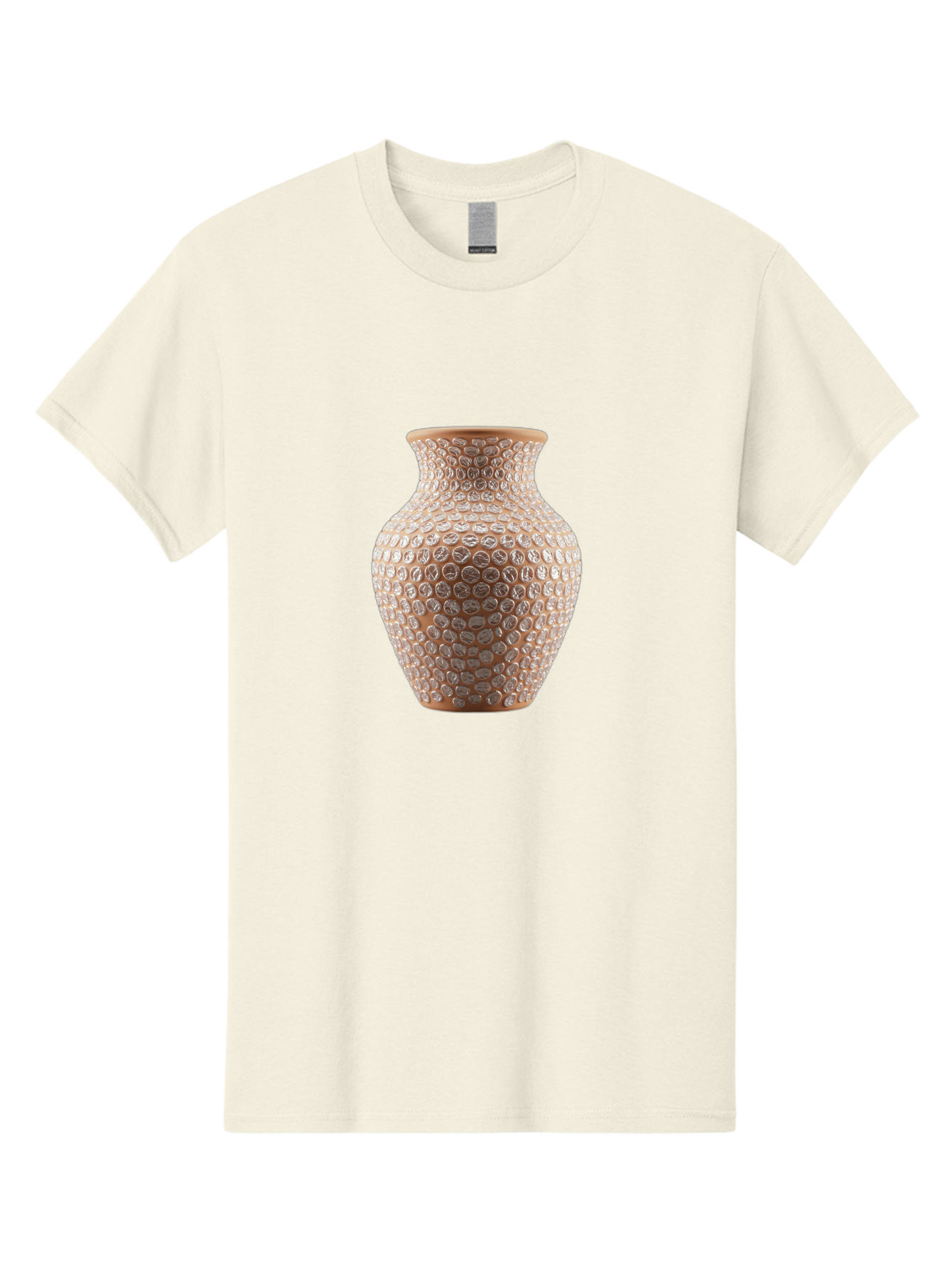 White-Vase Men'S Graphic Tee, 100% Cotton, Comfortable Casual Summer Wear, Machine Washable, Textured Vase, Decorative Vase, Ornate Design, Glass Vase, Home Decor, Elegant Design, Intricate Pattern, Luxurious Vase, Stylish Decor Bab585 13