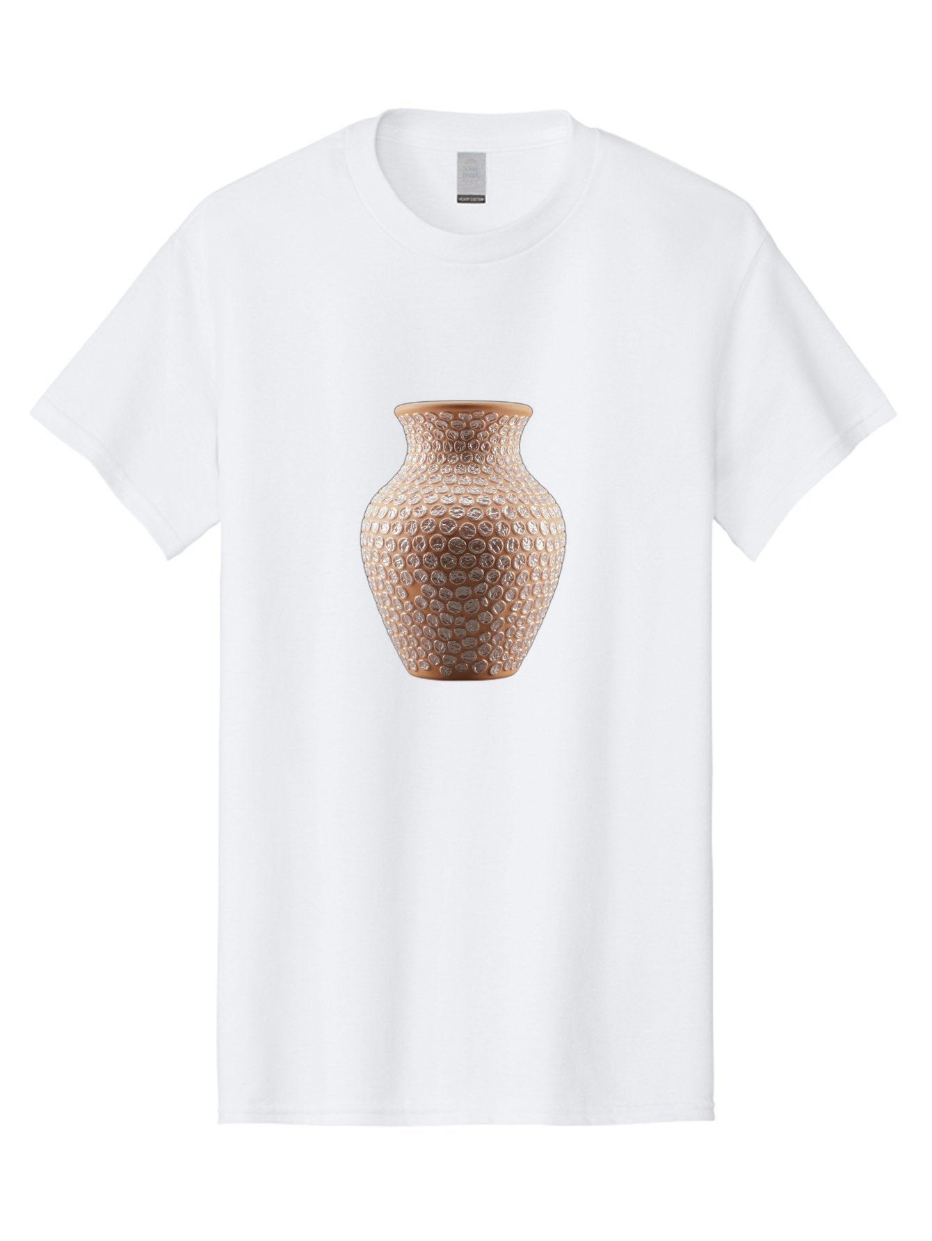 White-Vase Men'S Graphic Tee, 100% Cotton, Comfortable Casual Summer Wear, Machine Washable, Textured Vase, Decorative Vase, Ornate Design, Glass Vase, Home Decor, Elegant Design, Intricate Pattern, Luxurious Vase, Stylish Decor Bab585 14