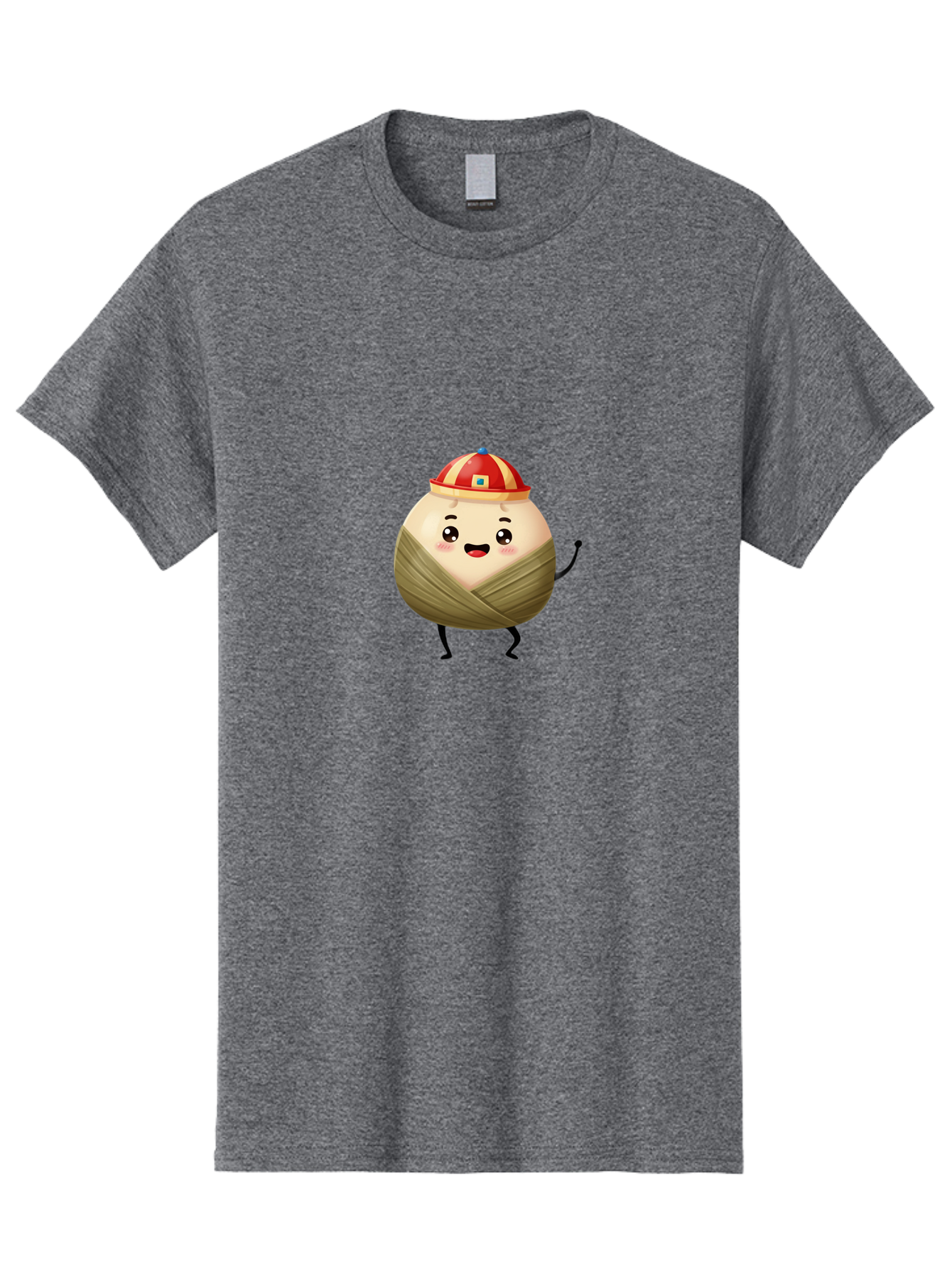 Xiaolongbao-1 Men'S Graphic Tee, 100% Cotton, Comfortable Casual Summer Wear, Machine Washable, Cartoon Dumpling, Steamed Bun, Happy Face, Kawaii Character, Chinese Food, Cute Illustration, Wrapped Dumpling, Smiling Face, Dumpling Character, Bab596 9