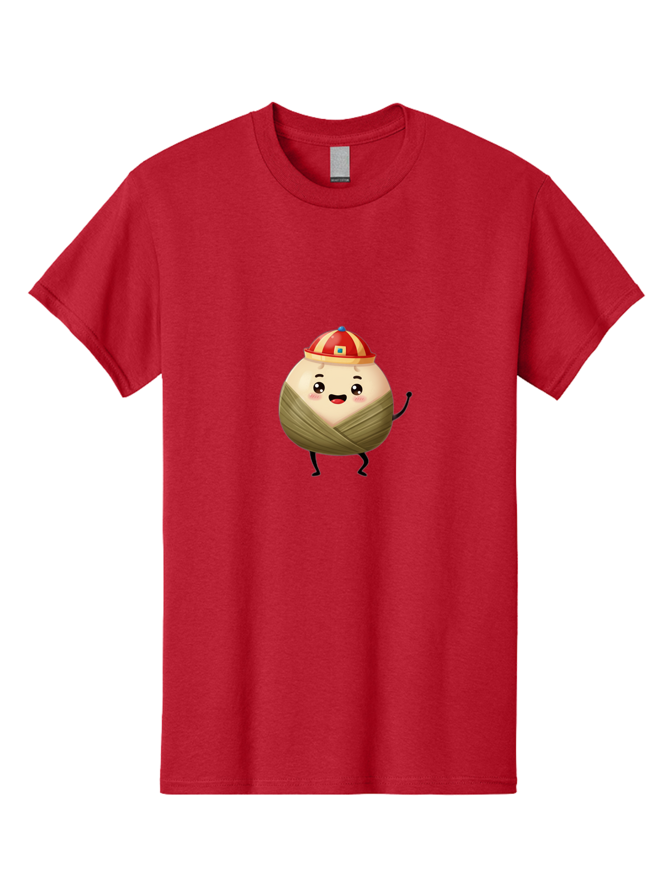 Xiaolongbao-1 Men'S Graphic Tee, 100% Cotton, Comfortable Casual Summer Wear, Machine Washable, Cartoon Dumpling, Steamed Bun, Happy Face, Kawaii Character, Chinese Food, Cute Illustration, Wrapped Dumpling, Smiling Face, Dumpling Character, Bab596 7