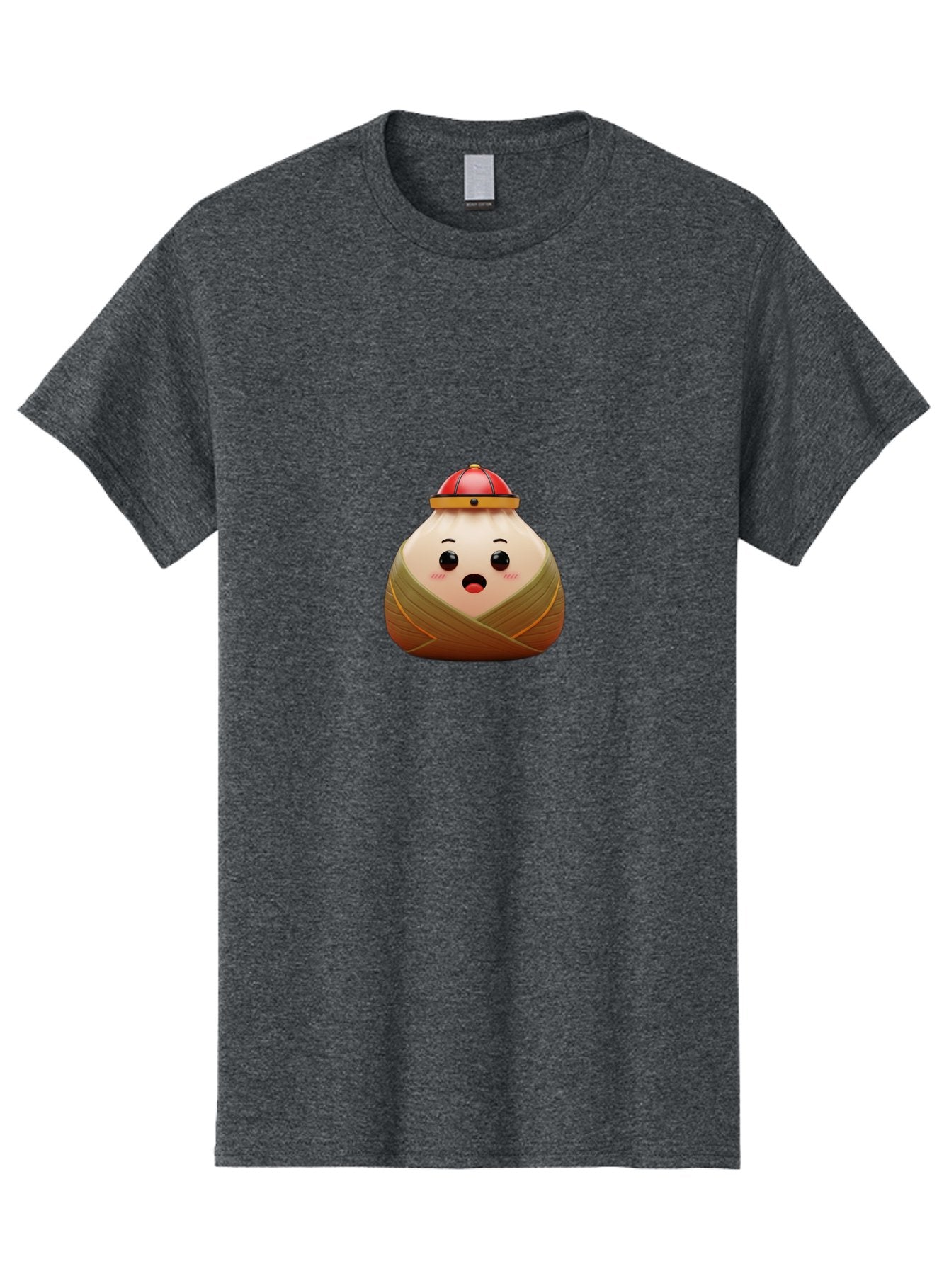 Xiaolongbao Men'S Graphic Tee, 100% Cotton, Comfortable Casual Summer Wear, Machine Washable, Cartoon Xiaolongbao, Chinese Dumpling, Steamed Bun, Surprised Expression, Adorable Character, Kawaii Food, Culinary Delight, Soup Dumpling Bab597 10