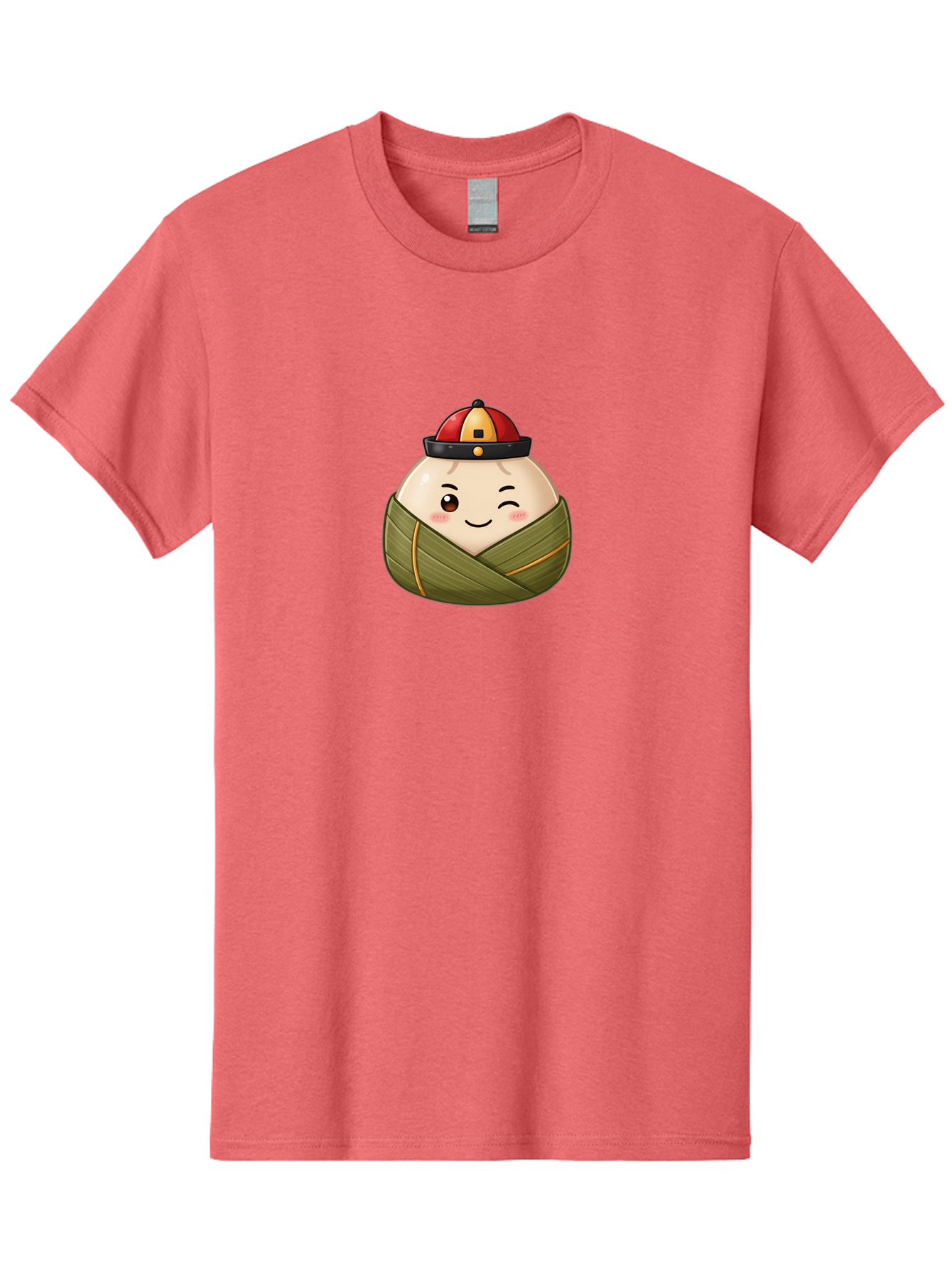Zongzi-1 Men'S Graphic Tee, 100% Cotton, Comfortable Casual Summer Wear, Machine Washable, Zongzi Dumpling, Chinese Rice Dumpling, Dragon Boat Festival, Traditional Food, Cartoon Dumpling, Wrapped Dumpling, Smiling Dumpling, Bab602 7