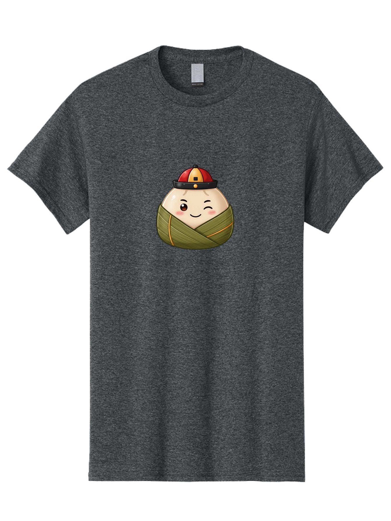 Zongzi-1 Men'S Graphic Tee, 100% Cotton, Comfortable Casual Summer Wear, Machine Washable, Zongzi Dumpling, Chinese Rice Dumpling, Dragon Boat Festival, Traditional Food, Cartoon Dumpling, Wrapped Dumpling, Smiling Dumpling, Bab602 11
