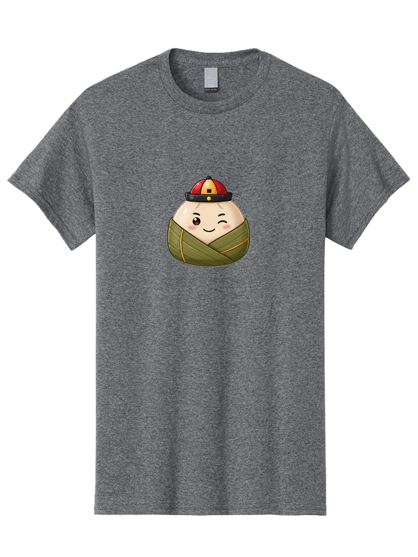 Zongzi-1 Men'S Graphic Tee, 100% Cotton, Comfortable Casual Summer Wear, Machine Washable, Zongzi Dumpling, Chinese Rice Dumpling, Dragon Boat Festival, Traditional Food, Cartoon Dumpling, Wrapped Dumpling, Smiling Dumpling, Bab602 14