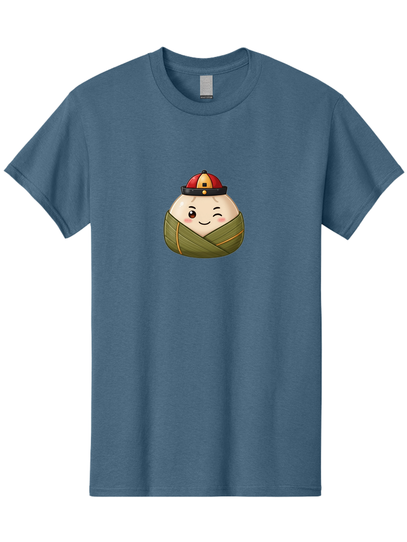 Zongzi-1 Men'S Graphic Tee, 100% Cotton, Comfortable Casual Summer Wear, Machine Washable, Zongzi Dumpling, Chinese Rice Dumpling, Dragon Boat Festival, Traditional Food, Cartoon Dumpling, Wrapped Dumpling, Smiling Dumpling, Bab602 15