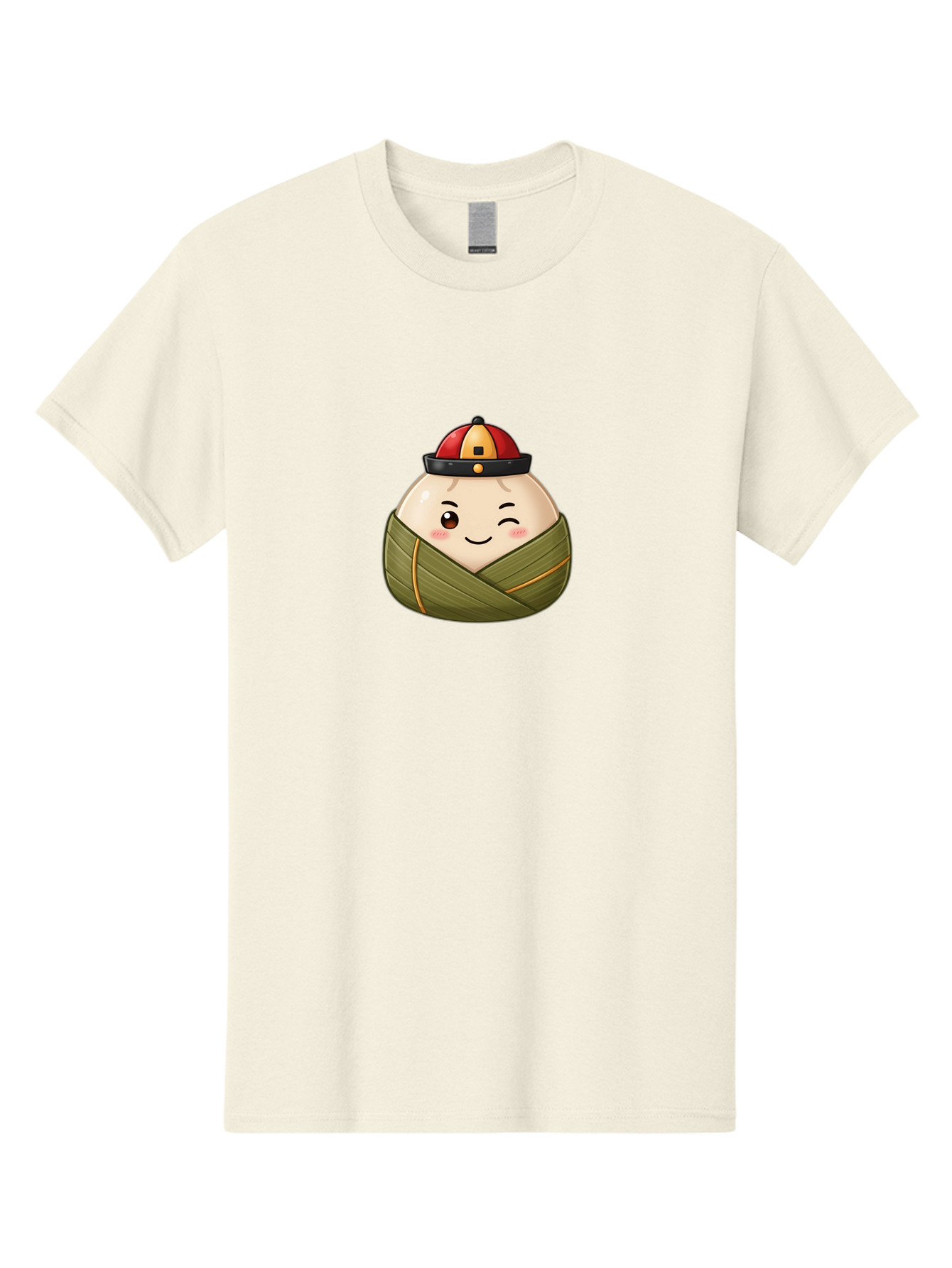 Zongzi-1 Men'S Graphic Tee, 100% Cotton, Comfortable Casual Summer Wear, Machine Washable, Zongzi Dumpling, Chinese Rice Dumpling, Dragon Boat Festival, Traditional Food, Cartoon Dumpling, Wrapped Dumpling, Smiling Dumpling, Bab602 12