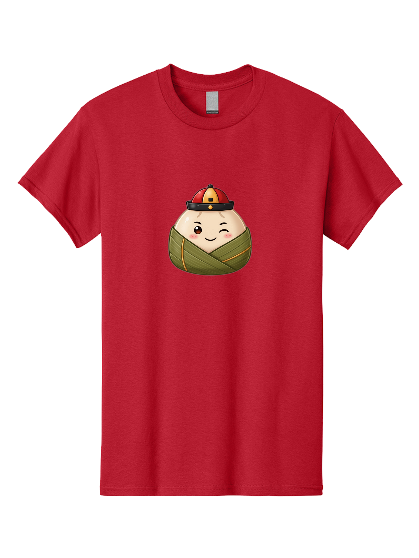 Zongzi-1 Men'S Graphic Tee, 100% Cotton, Comfortable Casual Summer Wear, Machine Washable, Zongzi Dumpling, Chinese Rice Dumpling, Dragon Boat Festival, Traditional Food, Cartoon Dumpling, Wrapped Dumpling, Smiling Dumpling, Bab602 6
